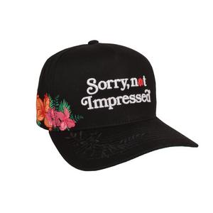 Field Grade Not Impressed Snapback Cap-Black