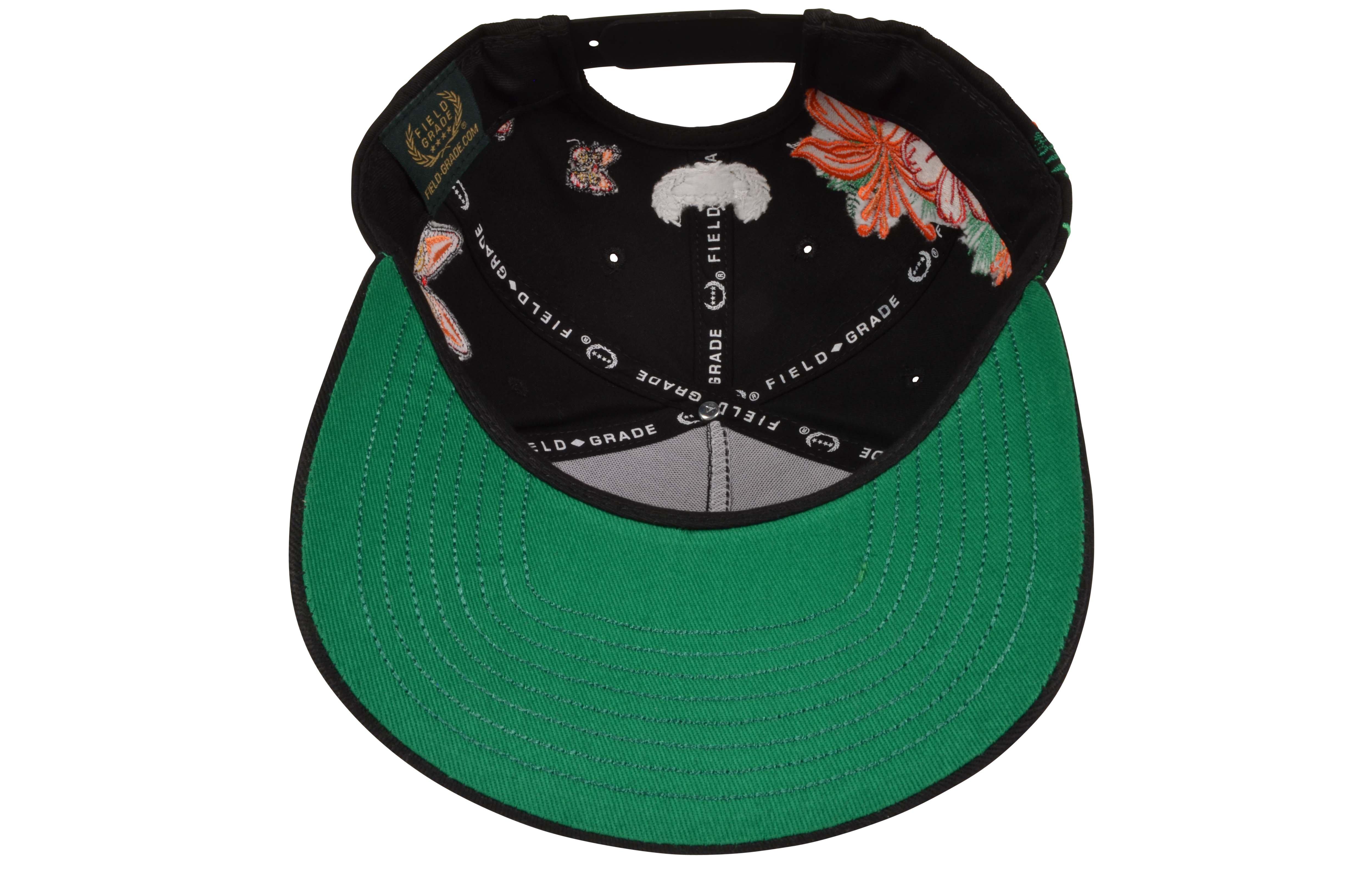 Field Grade Not Impressed Snapback Cap-Black - BLACK Thumbnail View 5