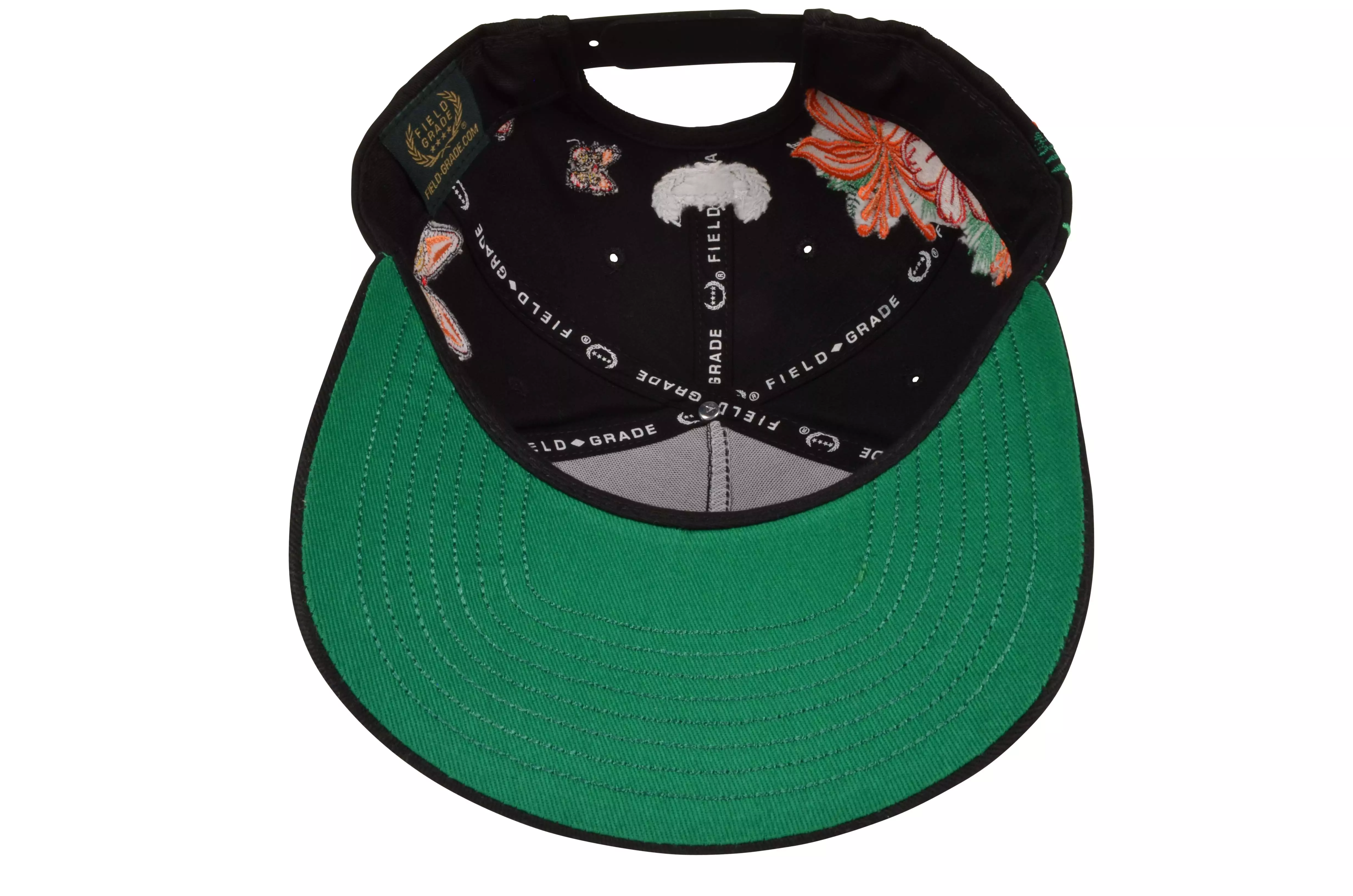 Field Grade Not Impressed Snapback Cap-Black - BLACK