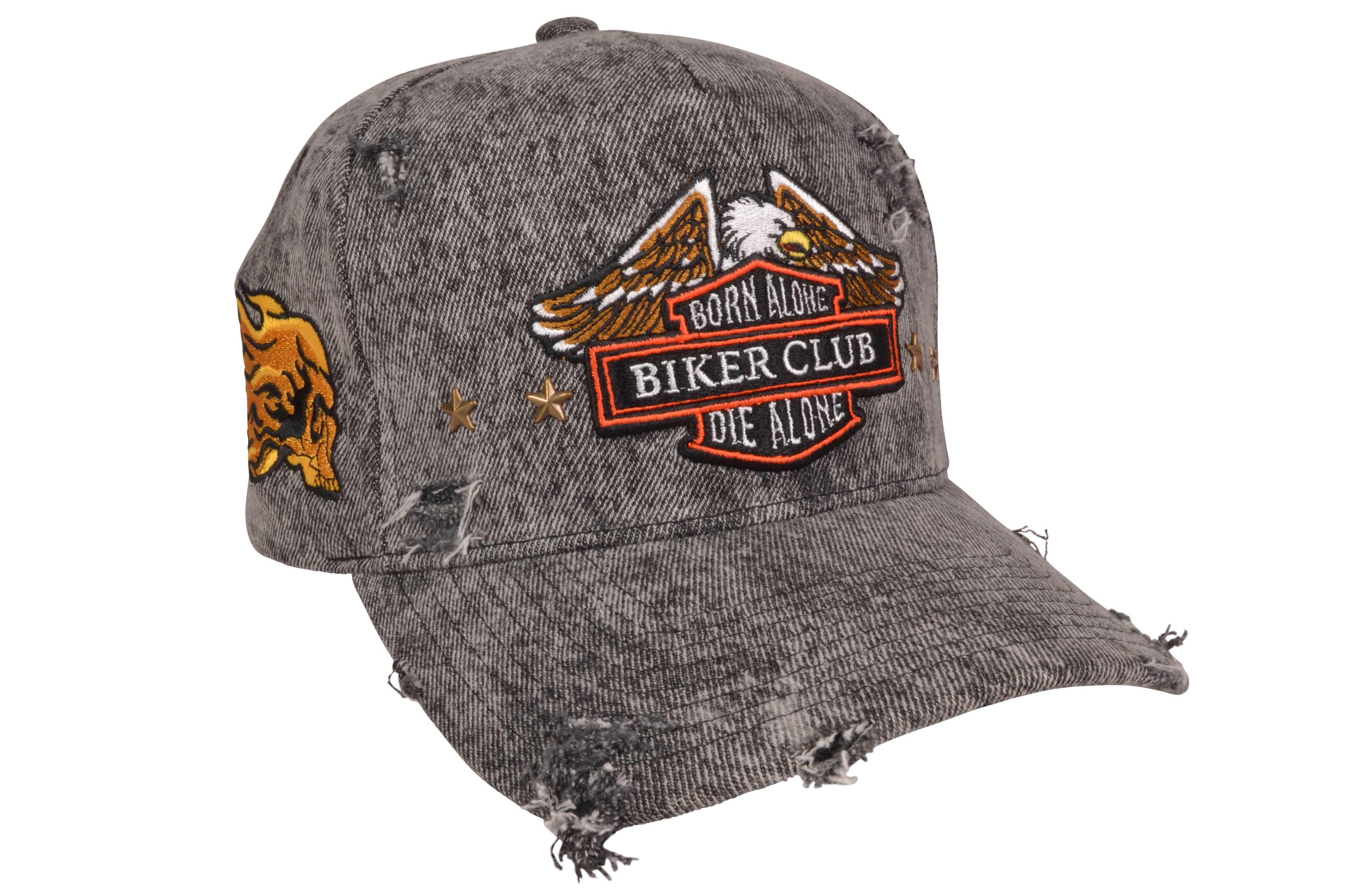 Field Grade Born Alone Die Alone Snapback Cap-Black - BLACK Thumbnail View 2