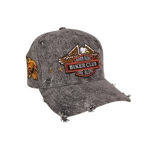 Field Grade Born Alone Die Alone Snapback Cap-Black