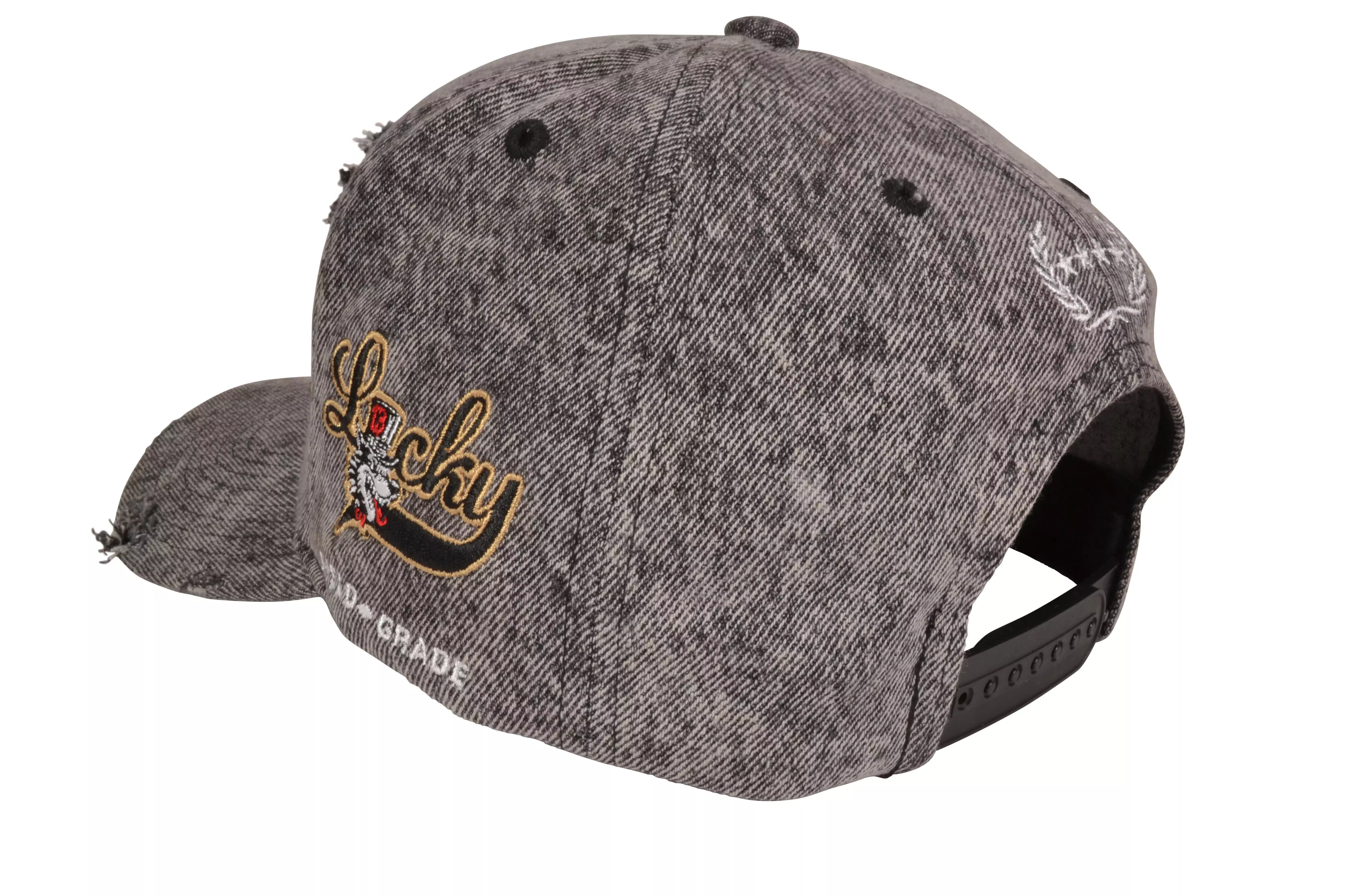 Field Grade Born Alone Die Alone Snapback Cap-Black - BLACK