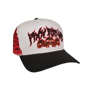 Field Grade Pray For Dead Snapback Cap-Cream