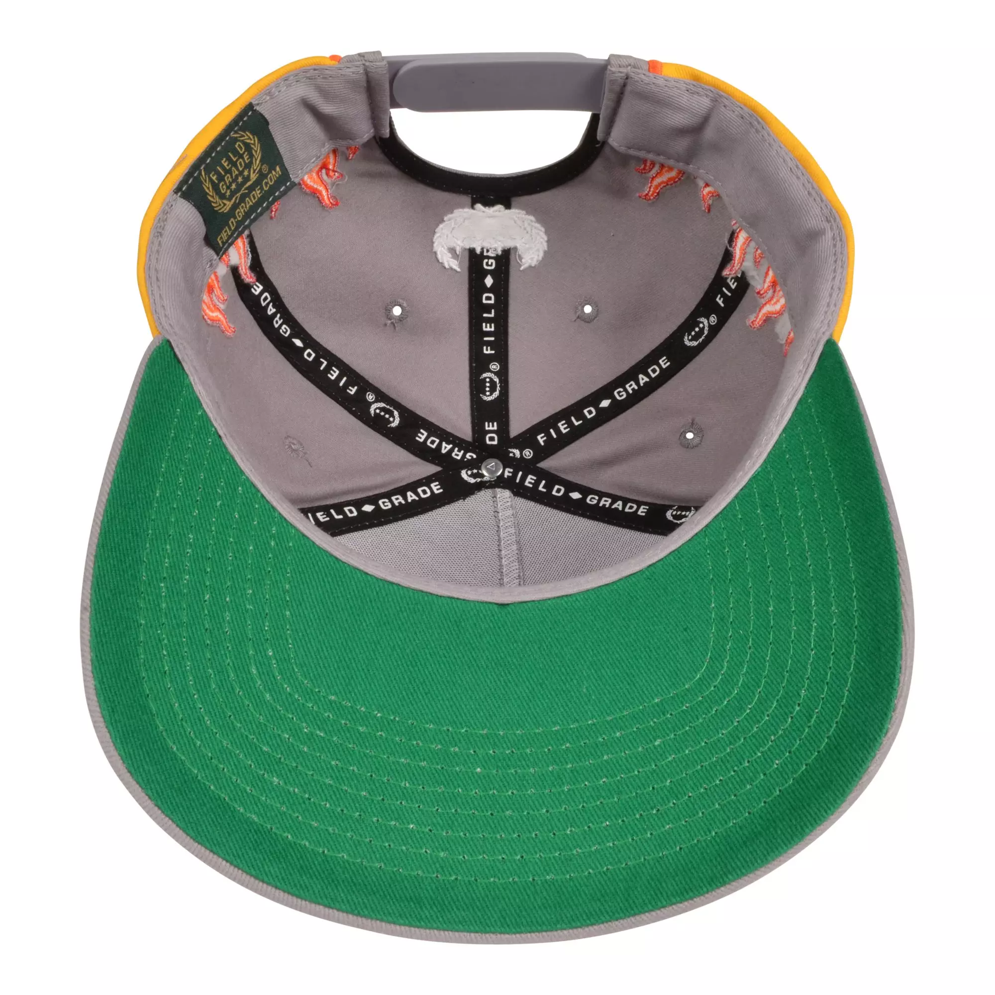 Field Grade I'm Not Everybody Flame Snapback Cap-Grey - GREY