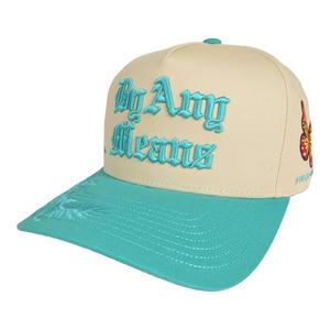 Field Grade By Any Means Snapback Cap-Cream