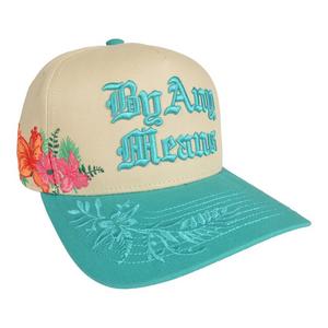Field Grade By Any Means Snapback Cap-Cream
