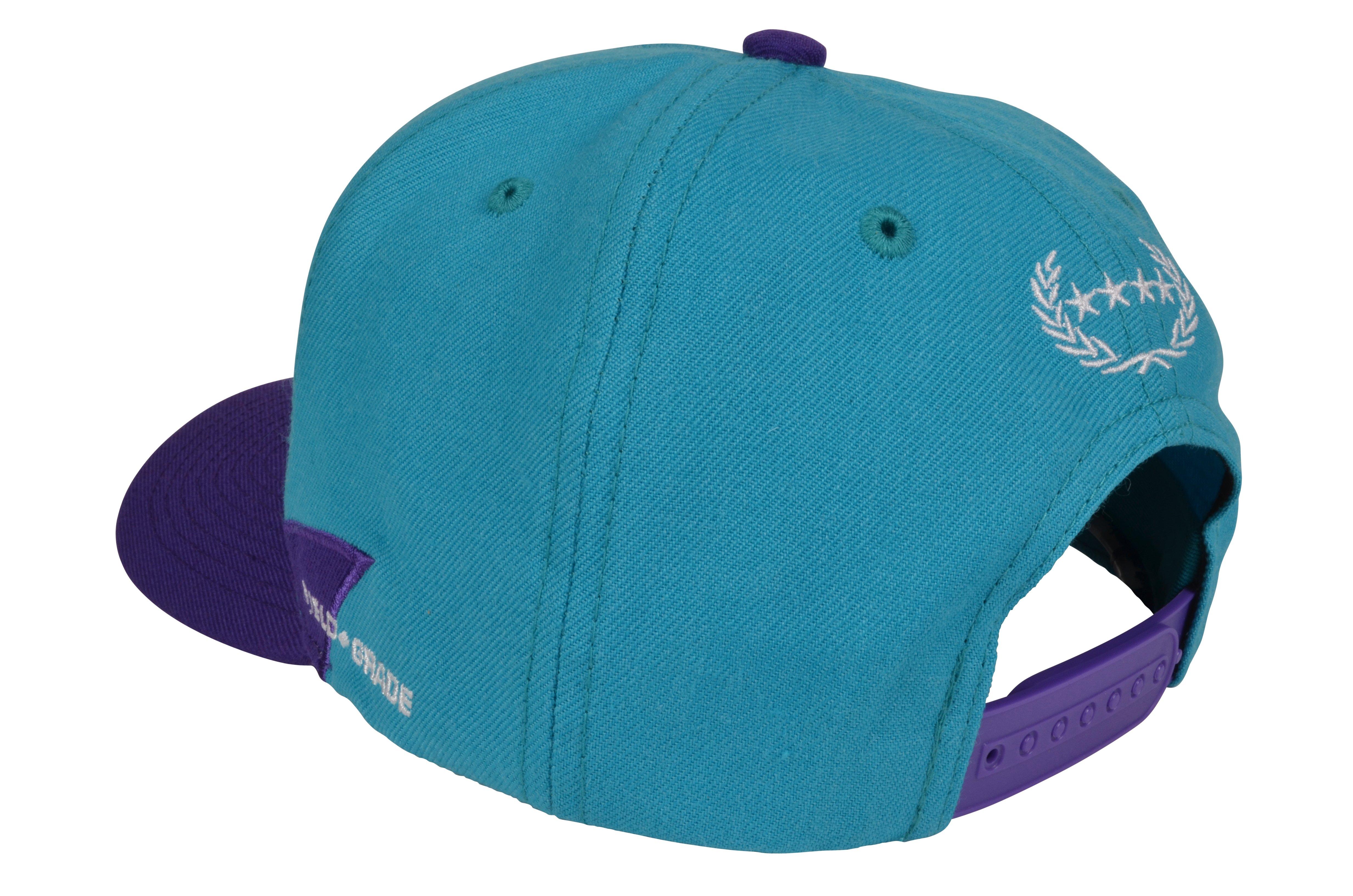 Field Grade Shooters Shoot Snapback Cap-Teal/Purple - PURPLE/TEAL Thumbnail View 3