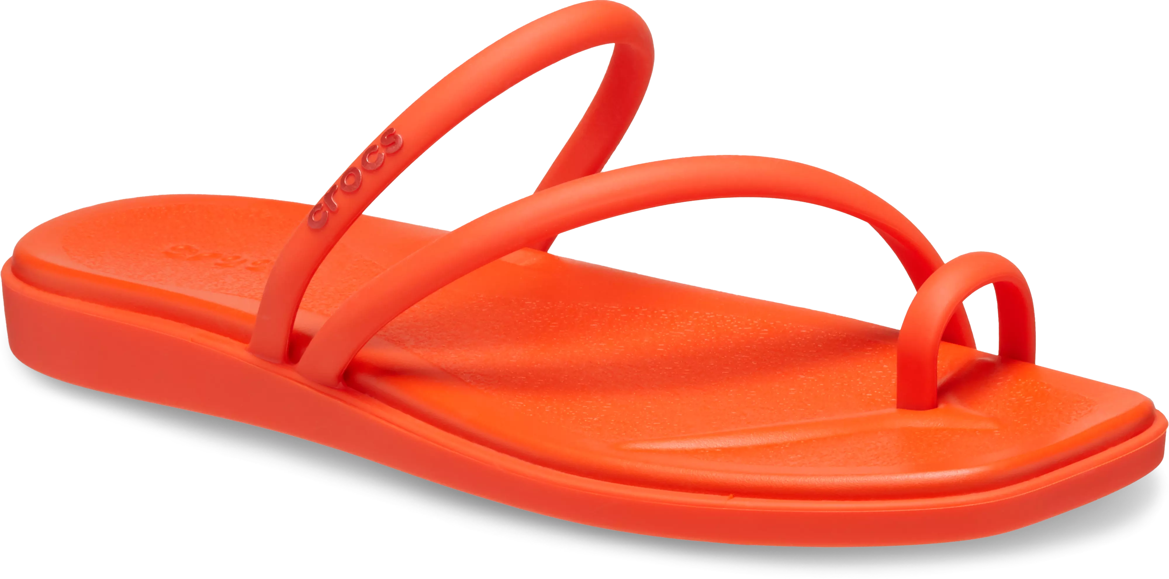 Crocs Miami Toe Loop "Lava" Women's Sandal - ORANGE
