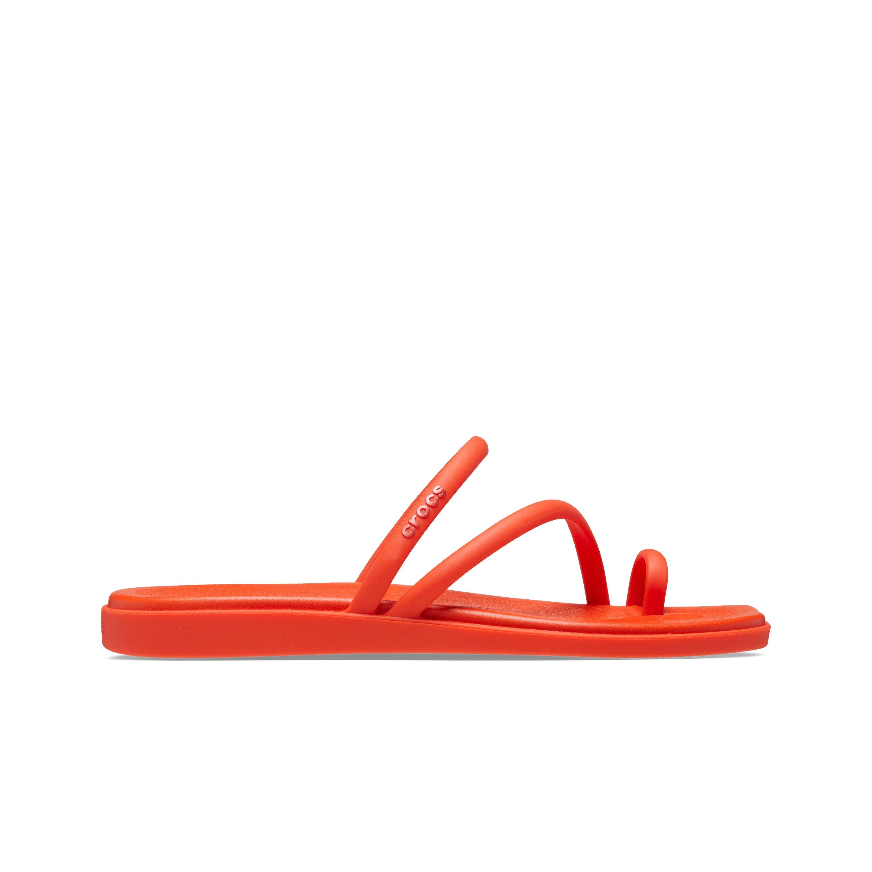 Crocs Miami Toe Loop "Lava" Women's Sandal - ORANGE Thumbnail View 1