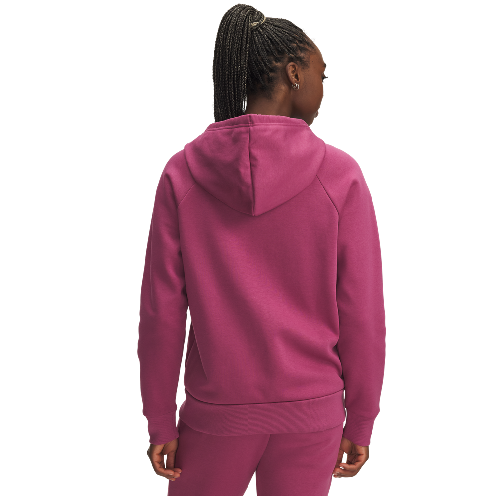 Under Armour Women's Rival Fleece Full-Zip Jacket - RASBERRY Thumbnail View 2