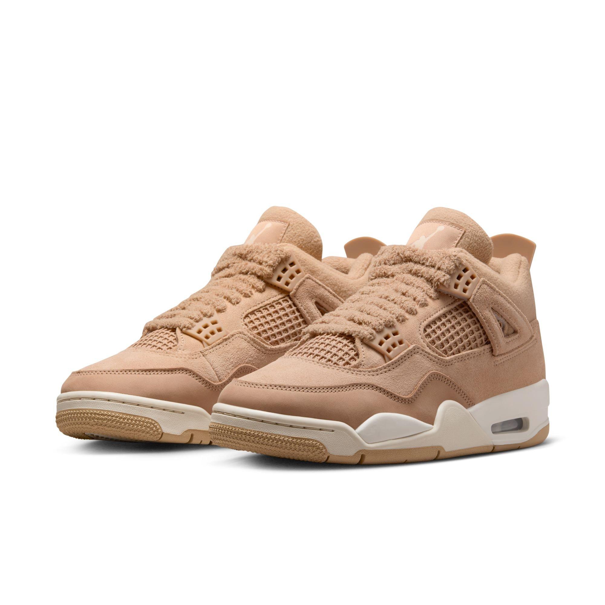 Jordan 4 Retro &ldquo;Cozy Girl&rdquo; Women's Shoe - HEMP/OREWOOD BROWN Thumbnail View 3
