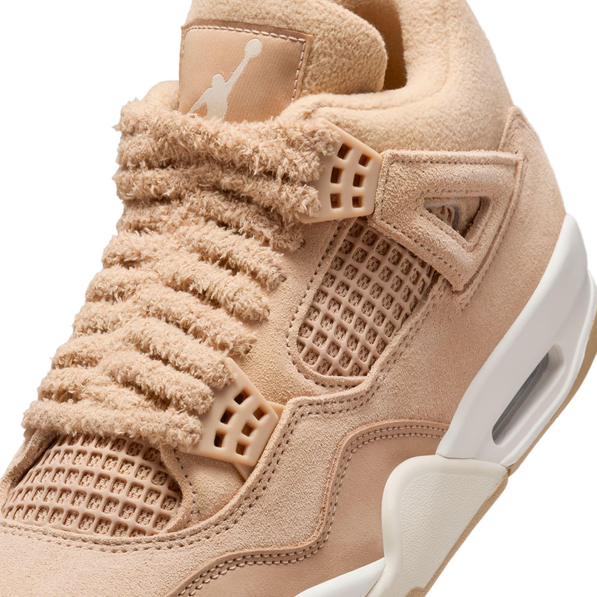 Jordan 4 Retro &ldquo;Cozy Girl&rdquo; Women's Shoe - HEMP/OREWOOD BROWN Thumbnail View 4