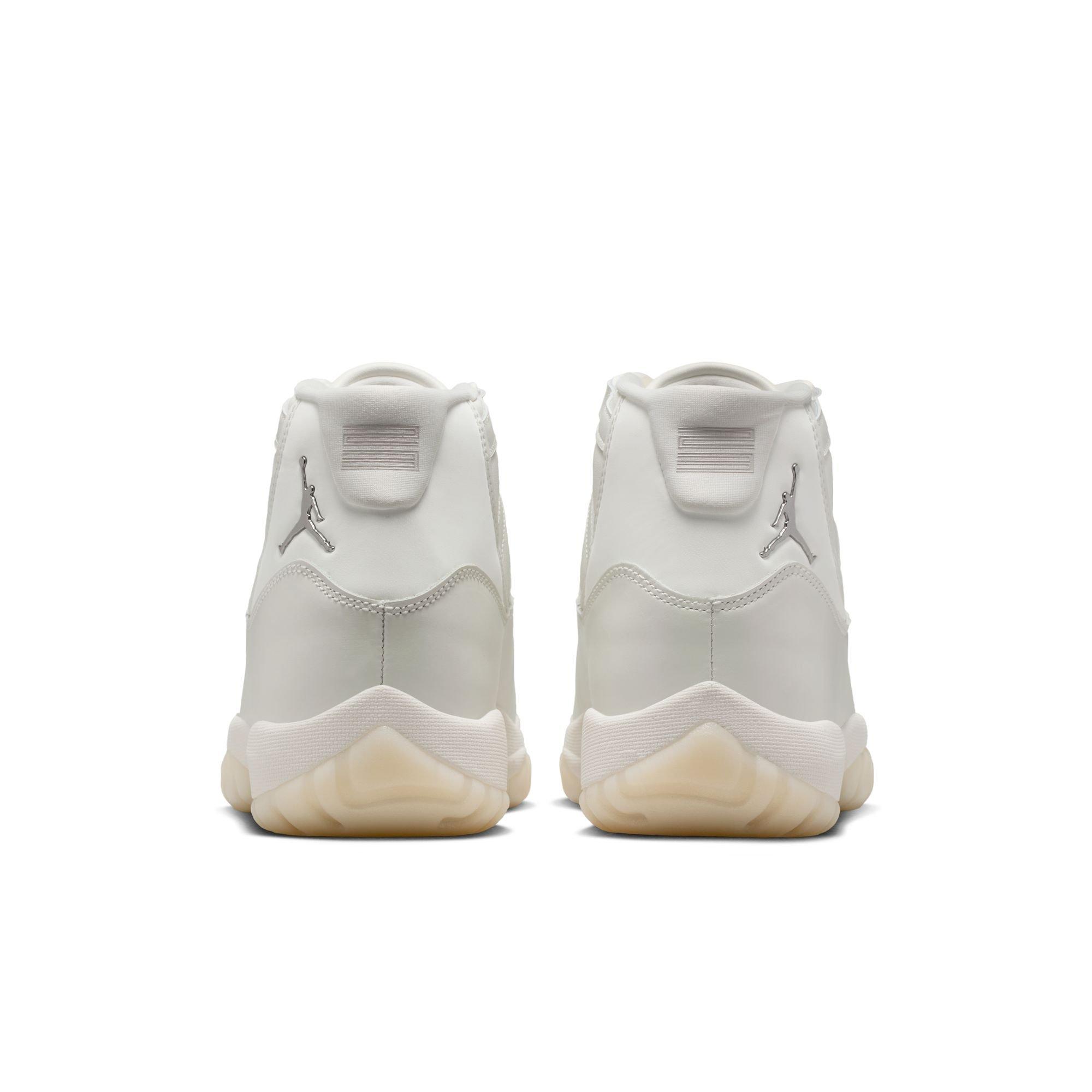 Jordan 11 Retro "Pearl" Women's Shoe​ - SAIL/PEARL GREY/METALLIC SILVER Thumbnail View 8