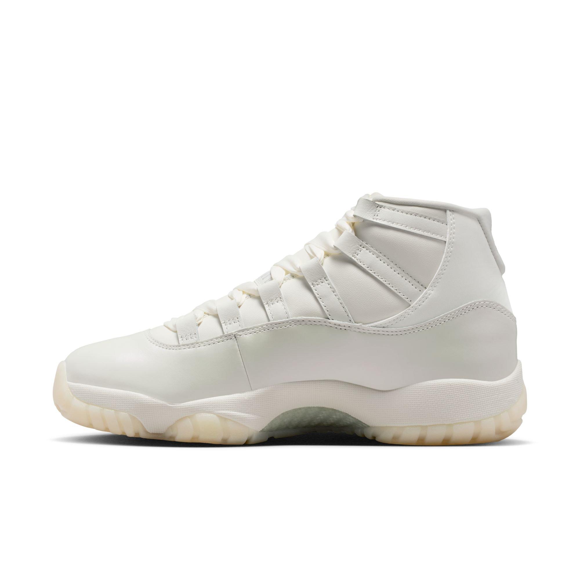 Jordan 11 Retro "Pearl" Women's Shoe​ - SAIL/PEARL GREY/METALLIC SILVER Thumbnail View 7