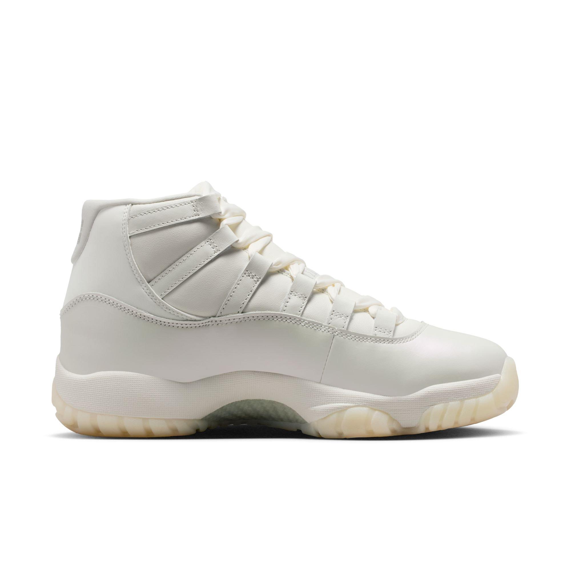Jordan 11 Retro "Pearl" Women's Shoe​ - SAIL/PEARL GREY/METALLIC SILVER Thumbnail View 2