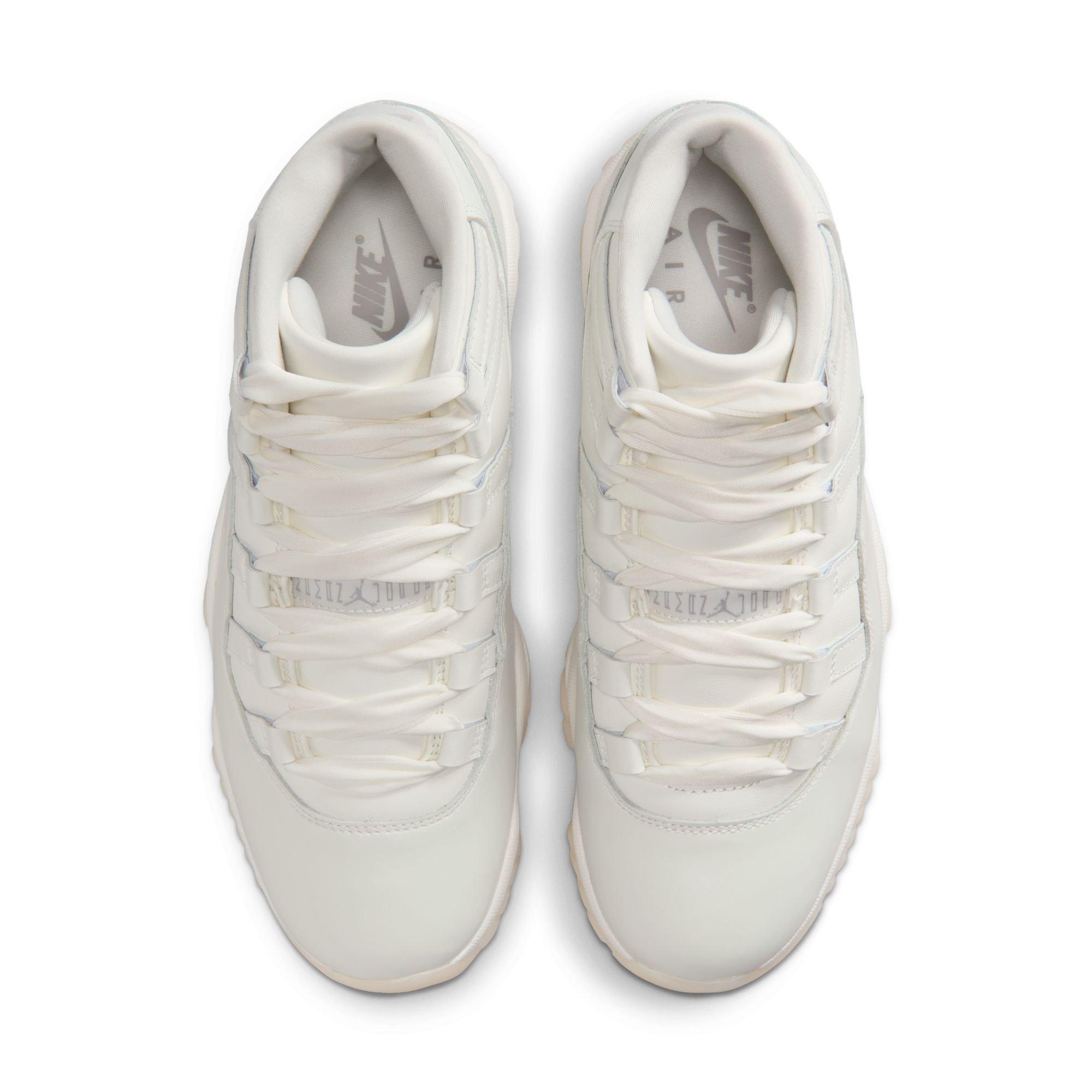 Jordan 11 Retro "Pearl" Women's Shoe​ - SAIL/PEARL GREY/METALLIC SILVER Thumbnail View 9