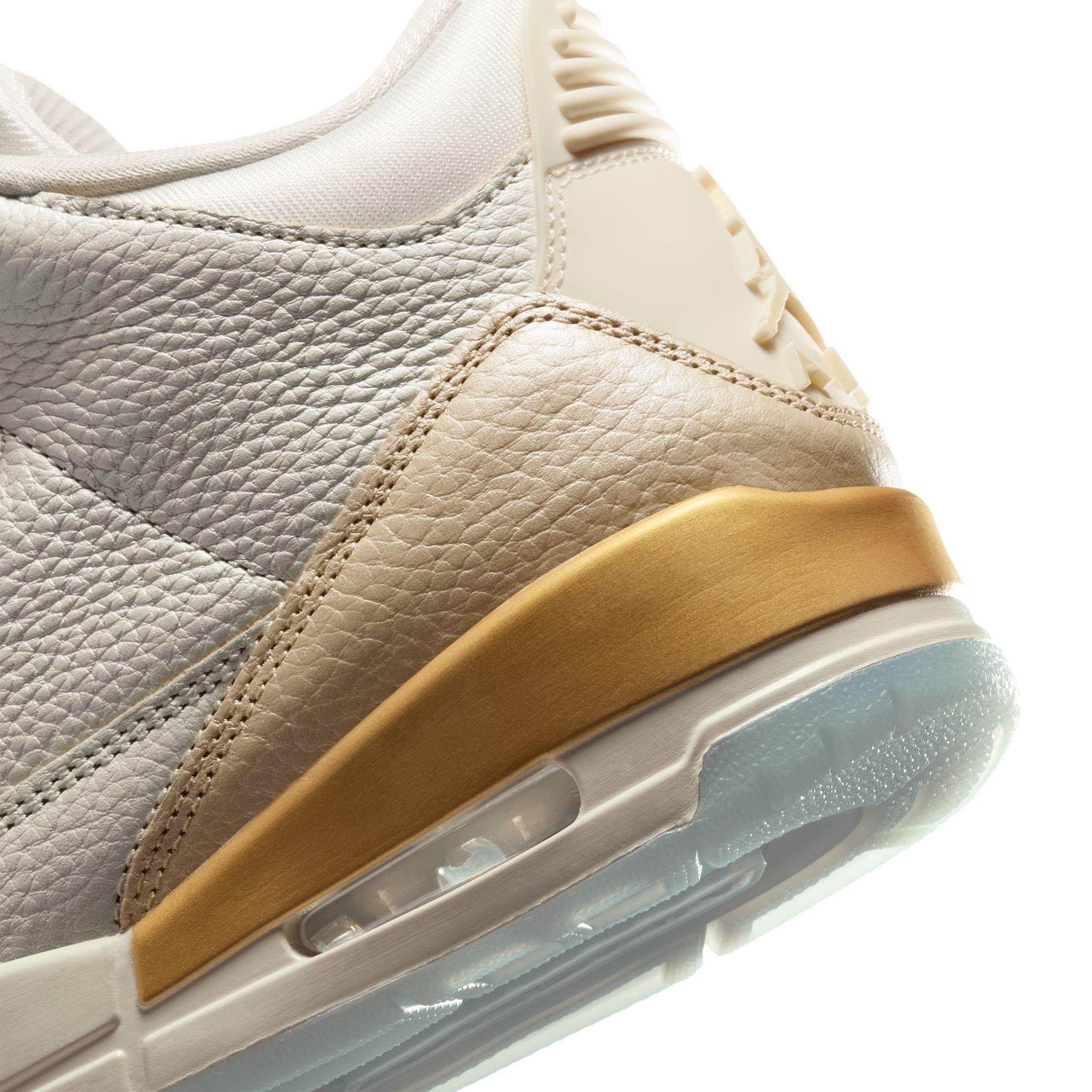 Jordan 3 Retro "Sail and Pale Ivory" Women's Shoe - SAIL/TEAM GOLD/PALE IVORY Thumbnail View 6