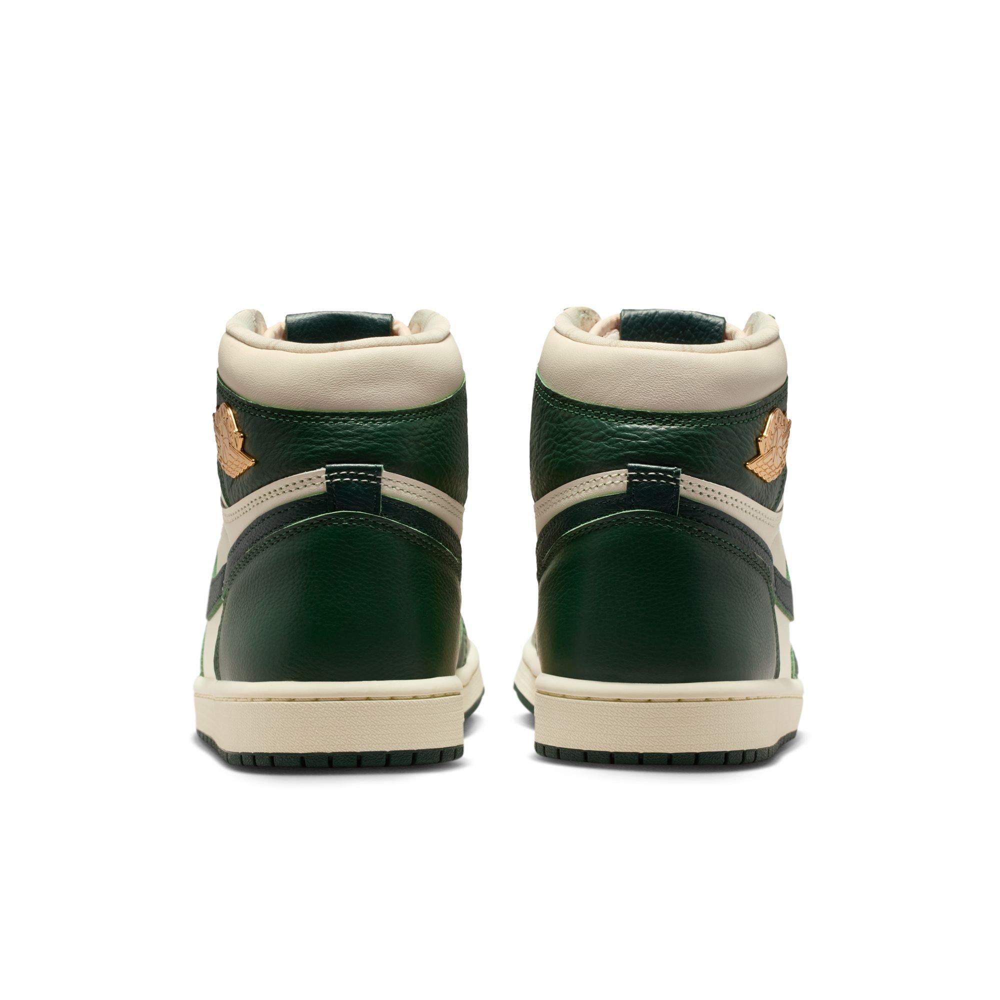 Jordan 1 Retro High OG "Pro Green" Women's Shoe - PALE IVORY/FIR/COCONUT MILK Thumbnail View 11