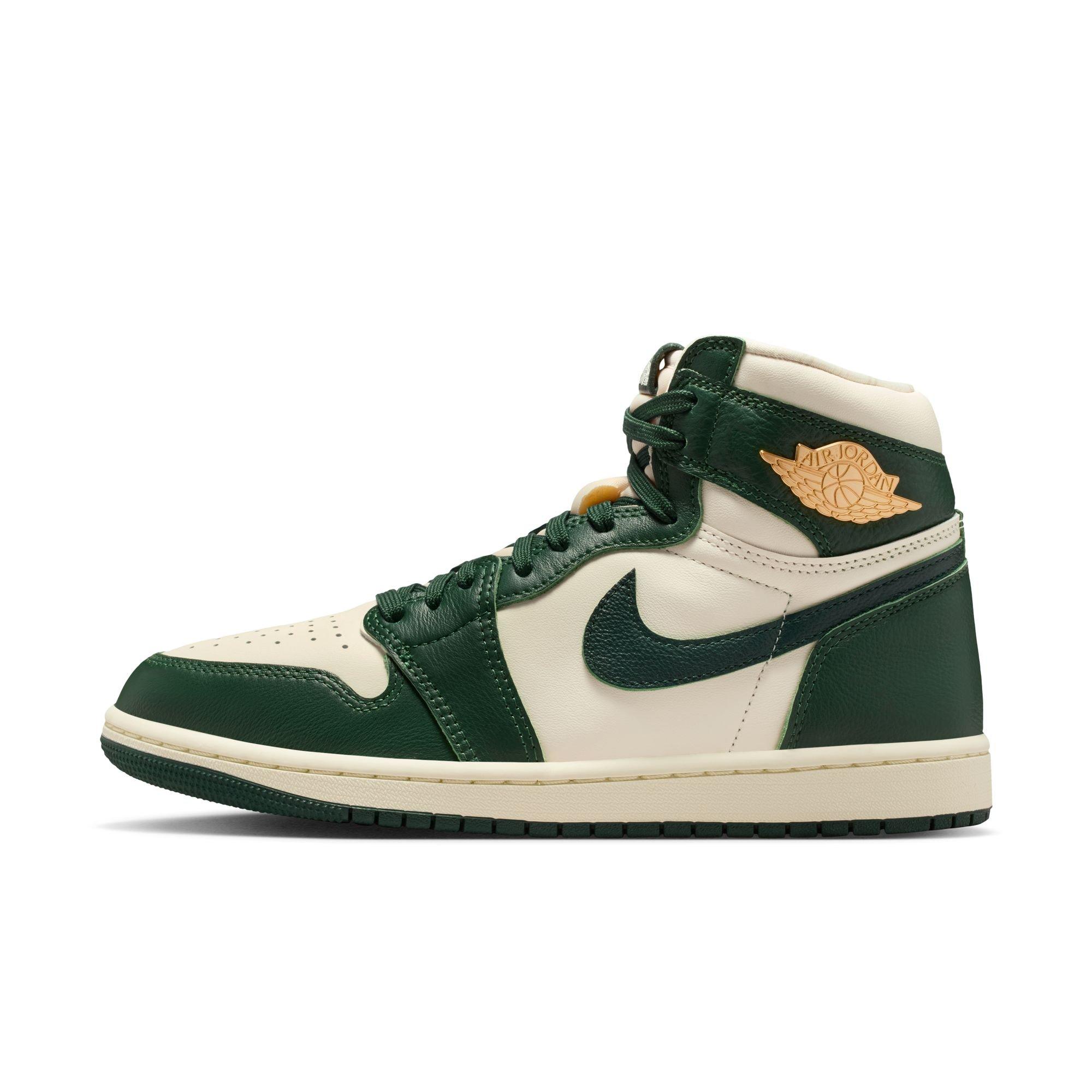 Jordan 1 Retro High OG "Pro Green" Women's Shoe - PALE IVORY/FIR/COCONUT MILK Thumbnail View 9