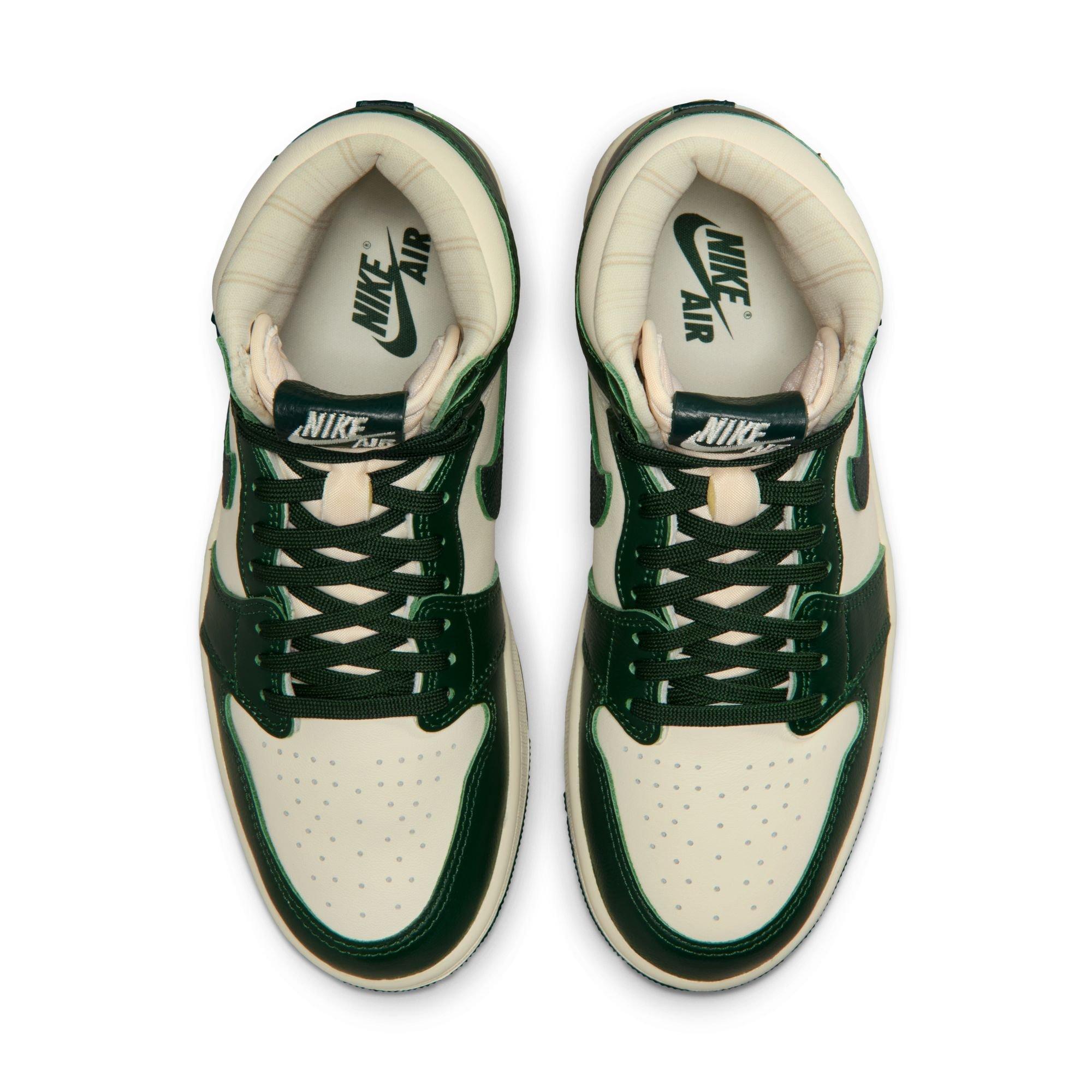 Jordan 1 Retro High OG "Pro Green" Women's Shoe - PALE IVORY/FIR/COCONUT MILK Thumbnail View 12