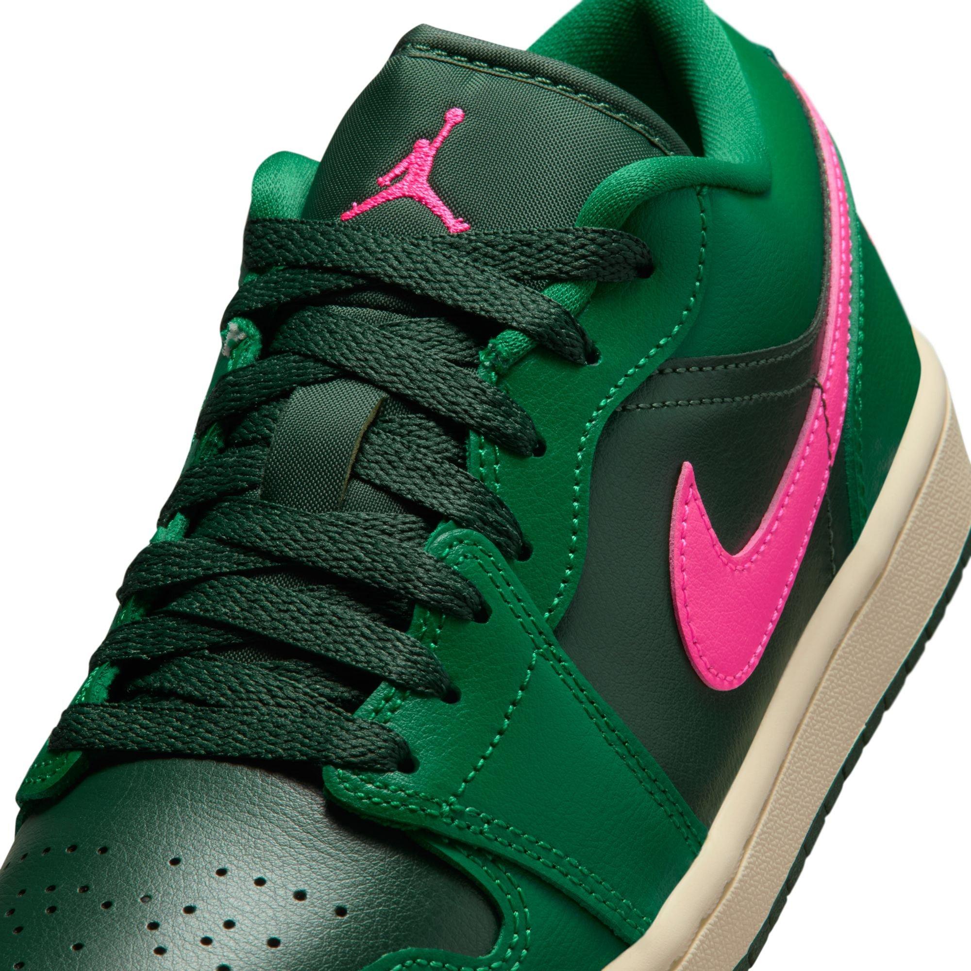 Green Pink Sail Women's Air Jordan Low Sneaker Hibbett