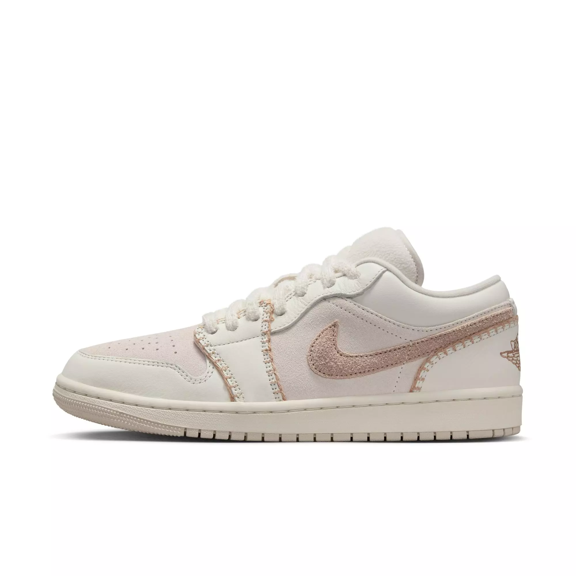 Jordan 1 Low SE "Lt Orewood Brn/Sail/Hemp" Women's Shoe - TAN