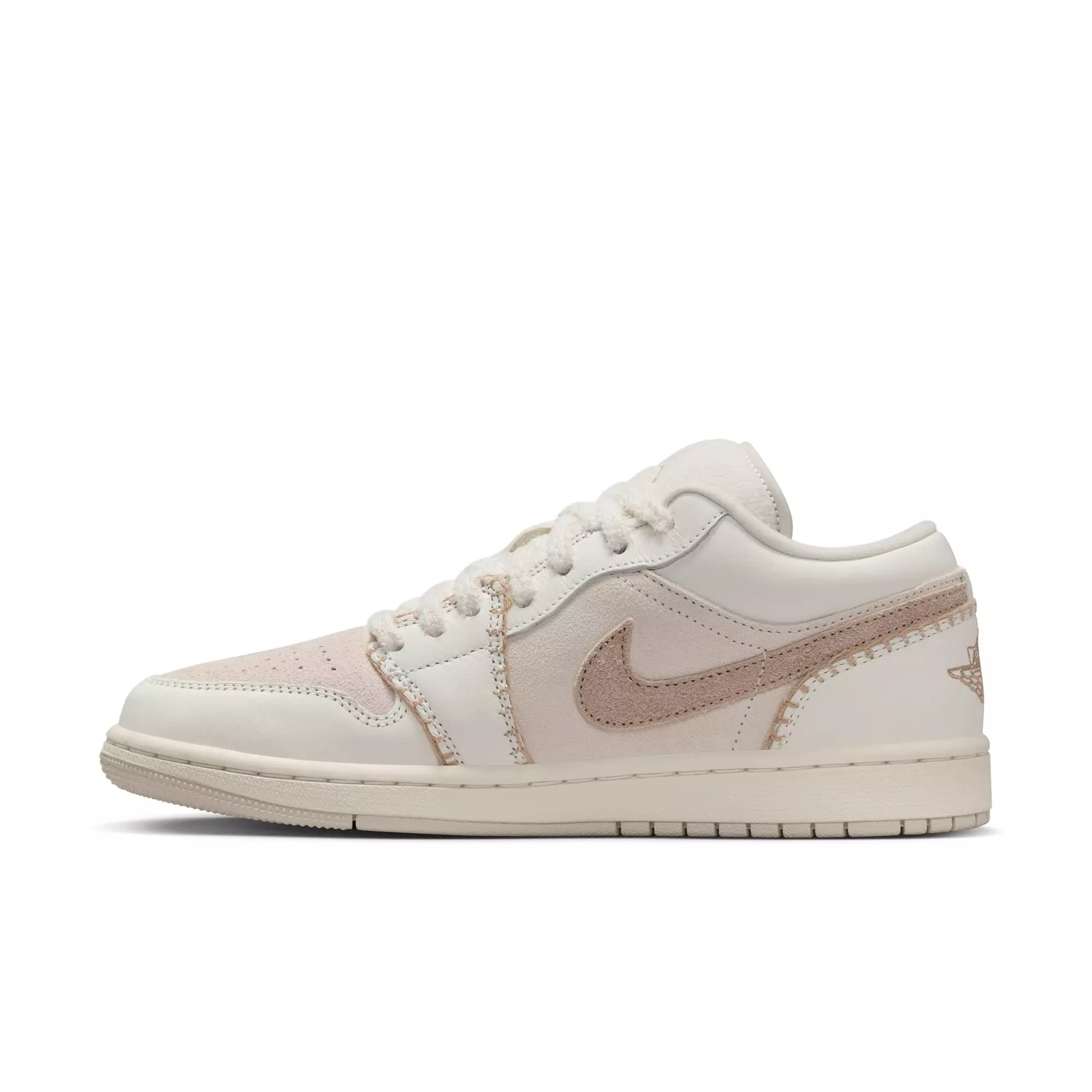 Jordan 1 Low SE "Lt Orewood Brn/Sail/Hemp" Women's Shoe - TAN