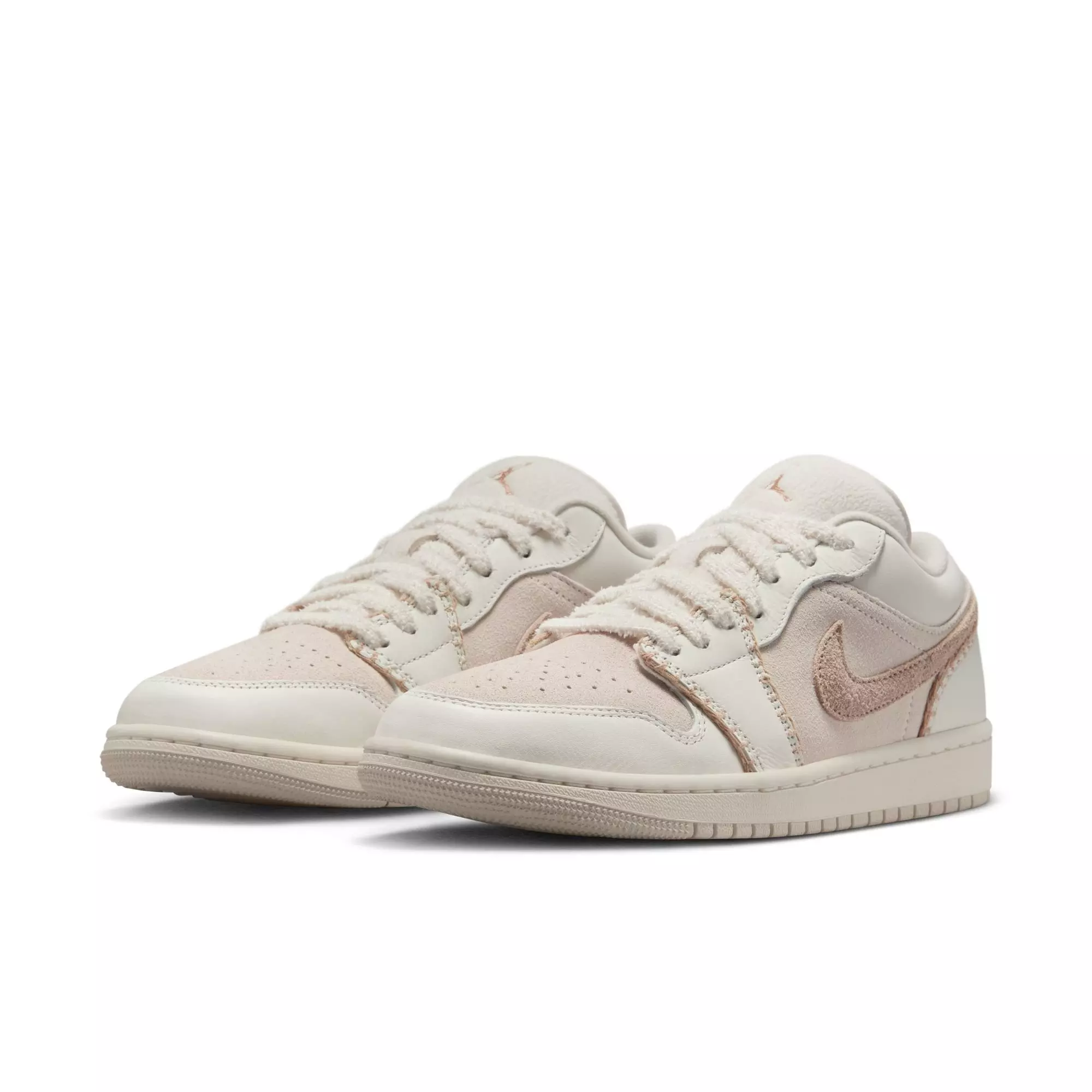 Jordan 1 Low SE "Lt Orewood Brn/Sail/Hemp" Women's Shoe - TAN