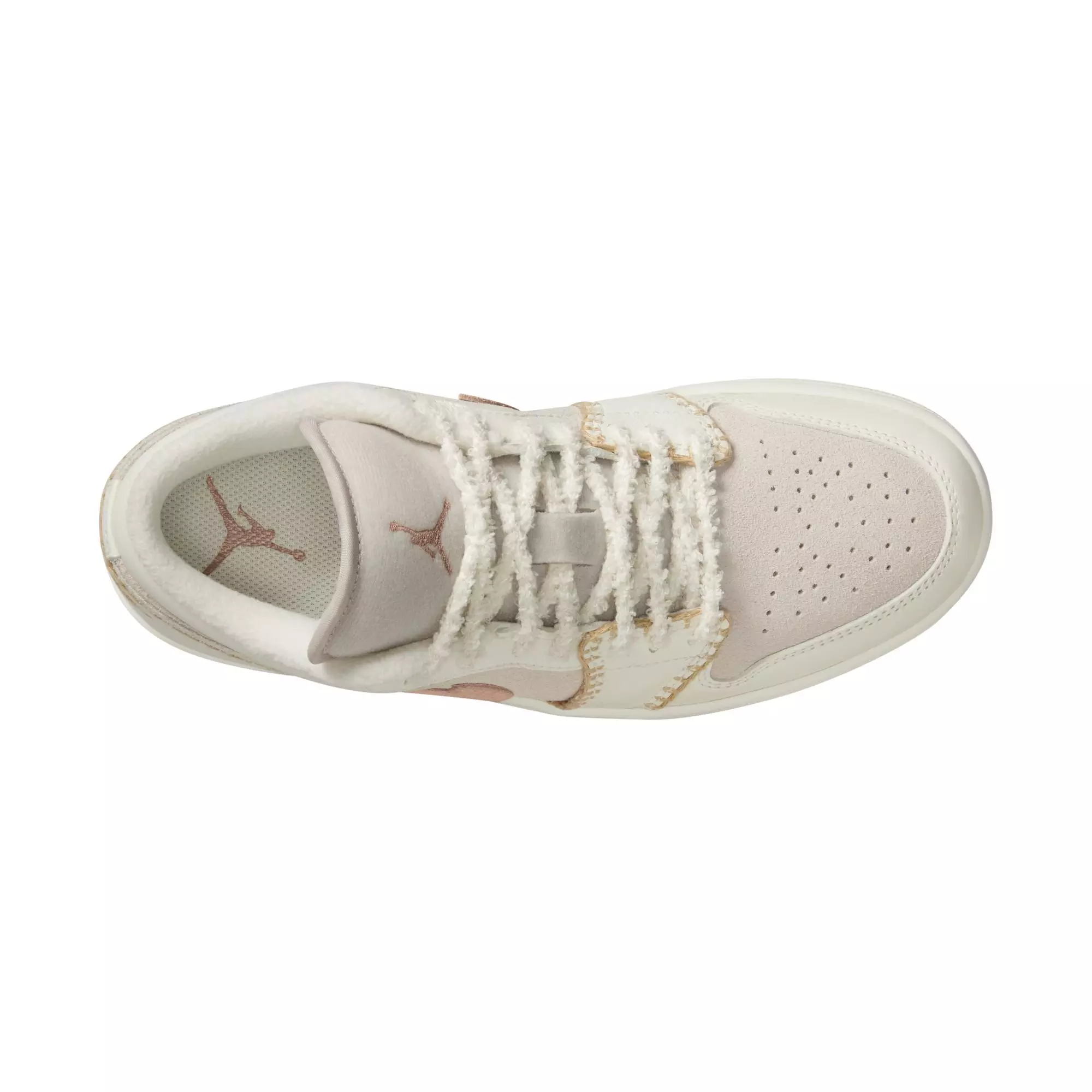 Jordan 1 Low SE "Lt Orewood Brn/Sail/Hemp" Women's Shoe - TAN