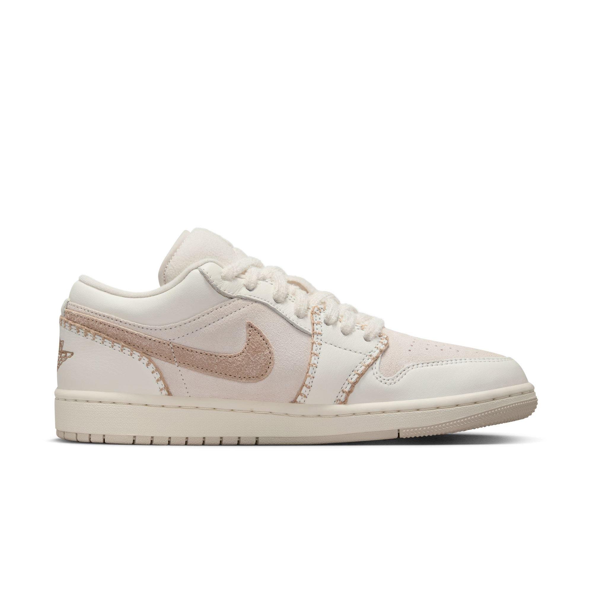 Jordan 1 Low SE "Lt Orewood Brn/Sail/Hemp" Women's Shoe - TAN Thumbnail View 2