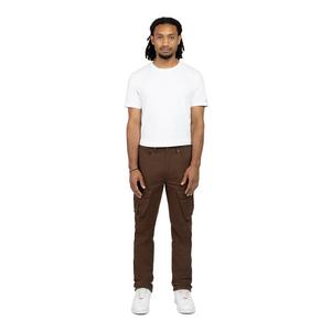 Smoke Rise Men's Straight Fit Twill Essentials Cargo Pants - Bison