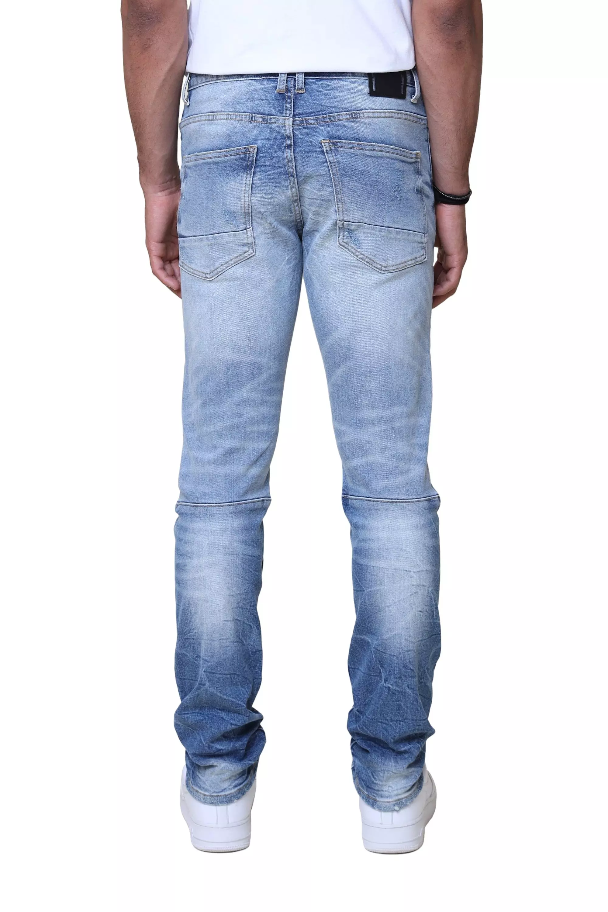 Smoke Rise Men's Essentials Slim Fit Adams Denim Jeans - MEDIUM DENIM