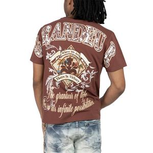 Smoke Rise Men's Tapestry Academy Tee - Truffle