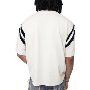 Smoke Rise Men's 88 Flocked Cropped Tee - Wood Ash