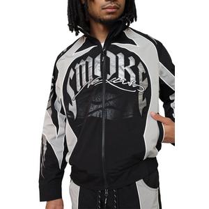 Smoke Rise Men's Vortex Windbreaker - Black