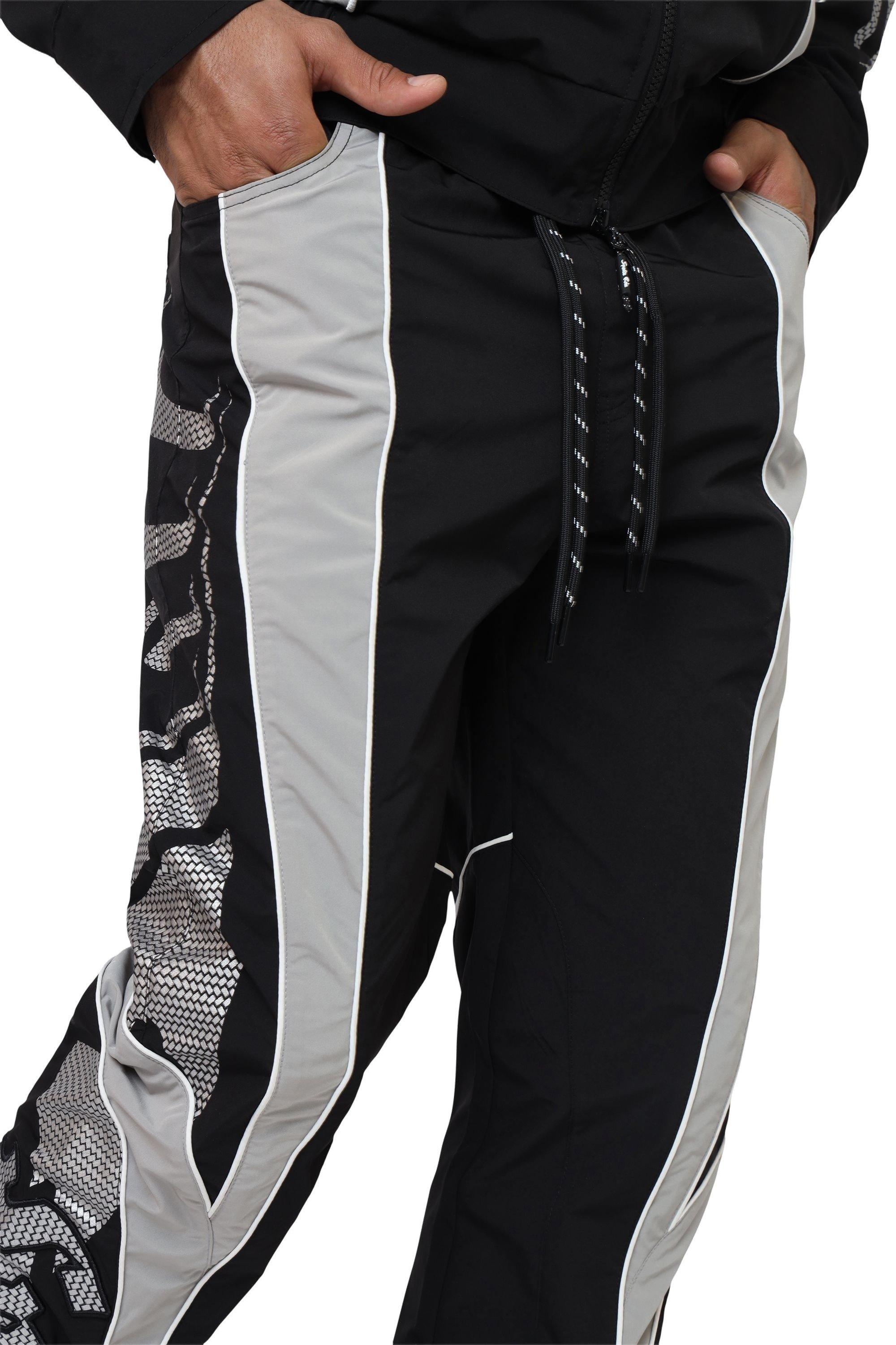 Smoke Rise Men's Vortex Windbreaker Pants - Black - BLACK Thumbnail View 1