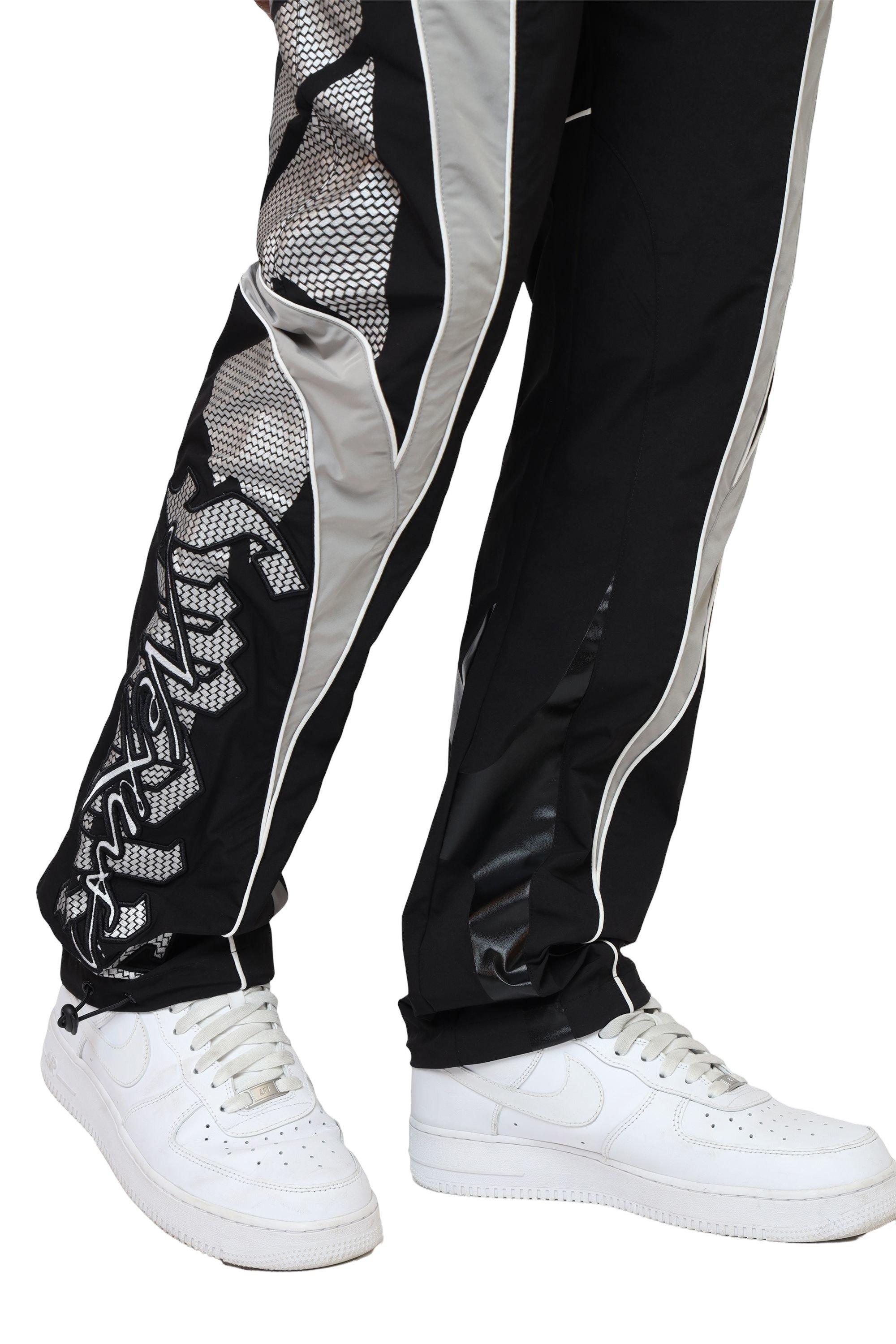 Smoke Rise Men's Vortex Windbreaker Pants - Black - BLACK Thumbnail View 3