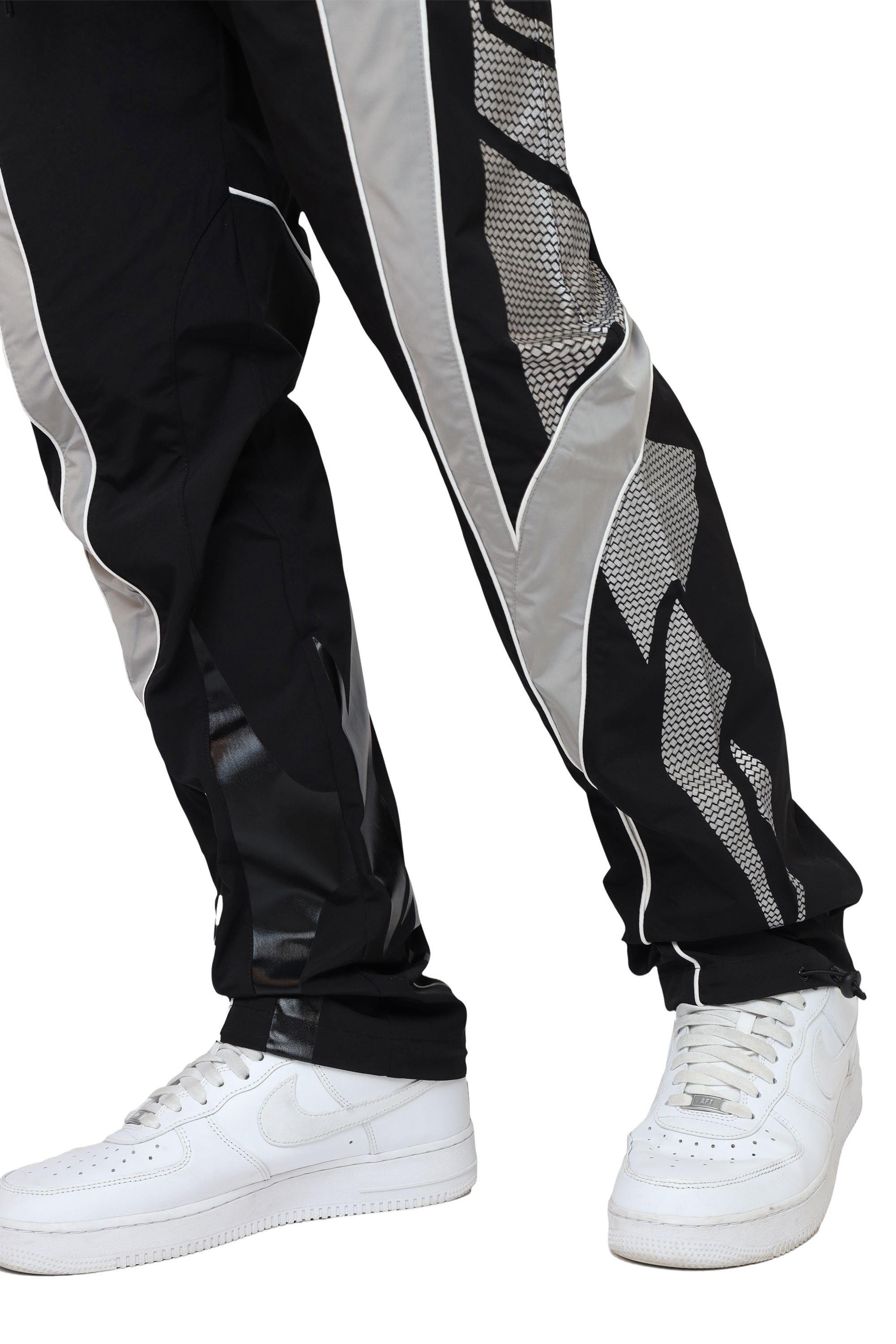 Smoke Rise Men's Vortex Windbreaker Pants - Black - BLACK Thumbnail View 4