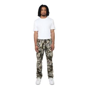 Smoke Rise Men's Straight Fit Twill Essential Cargo Pants - Hunting Camo