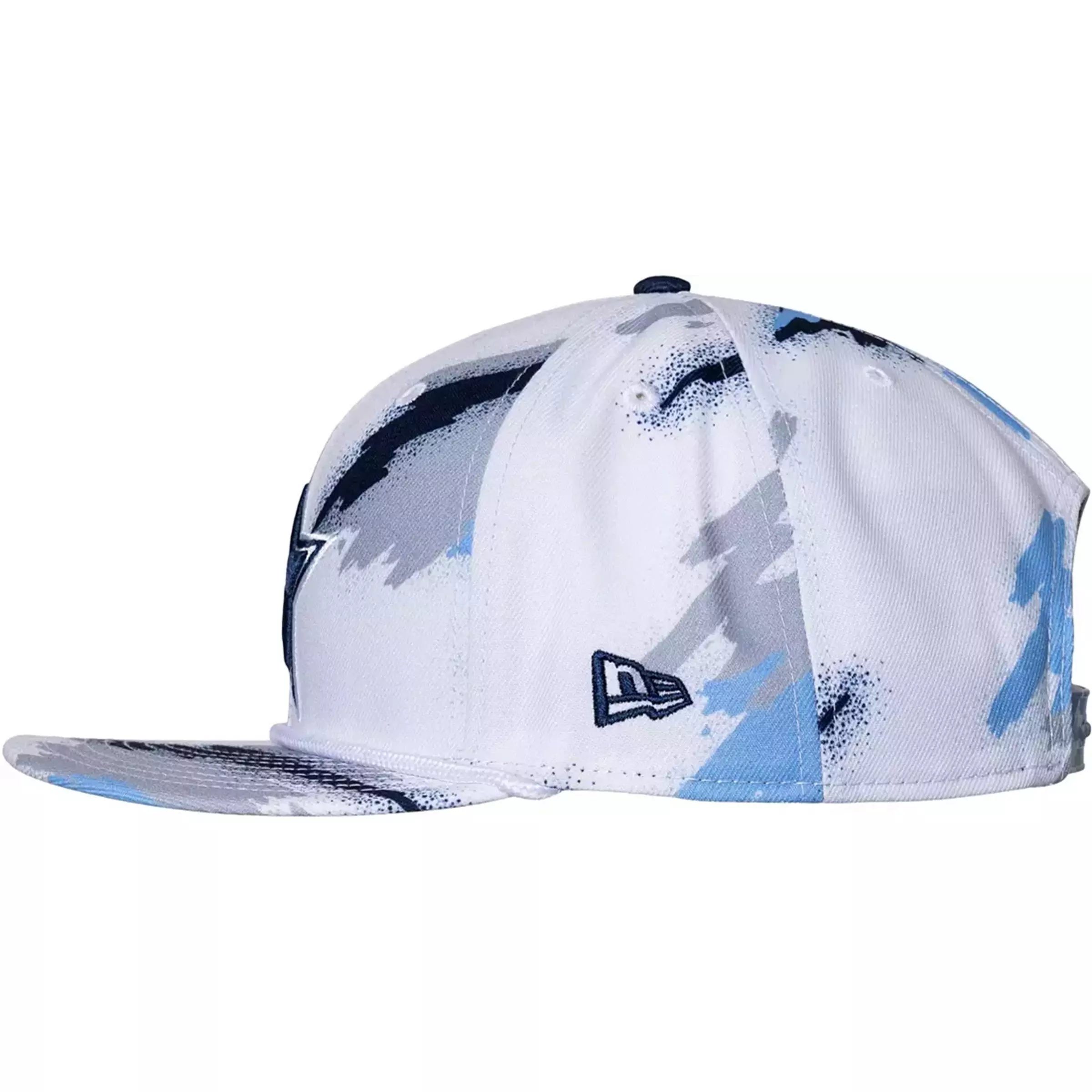 New Era Dallas Cowboys 9FIFTY Paint Snapback Cap-White - WHITE