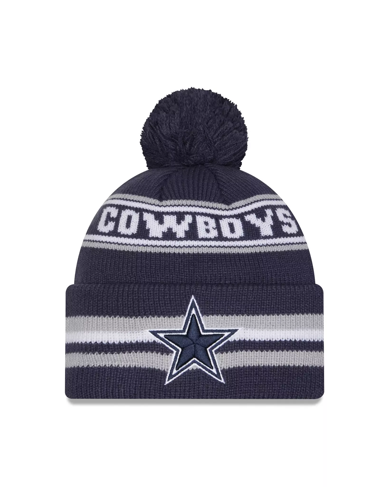 Nike Dallas Cowboys Classic Knit Beanie-Navy - NAVY