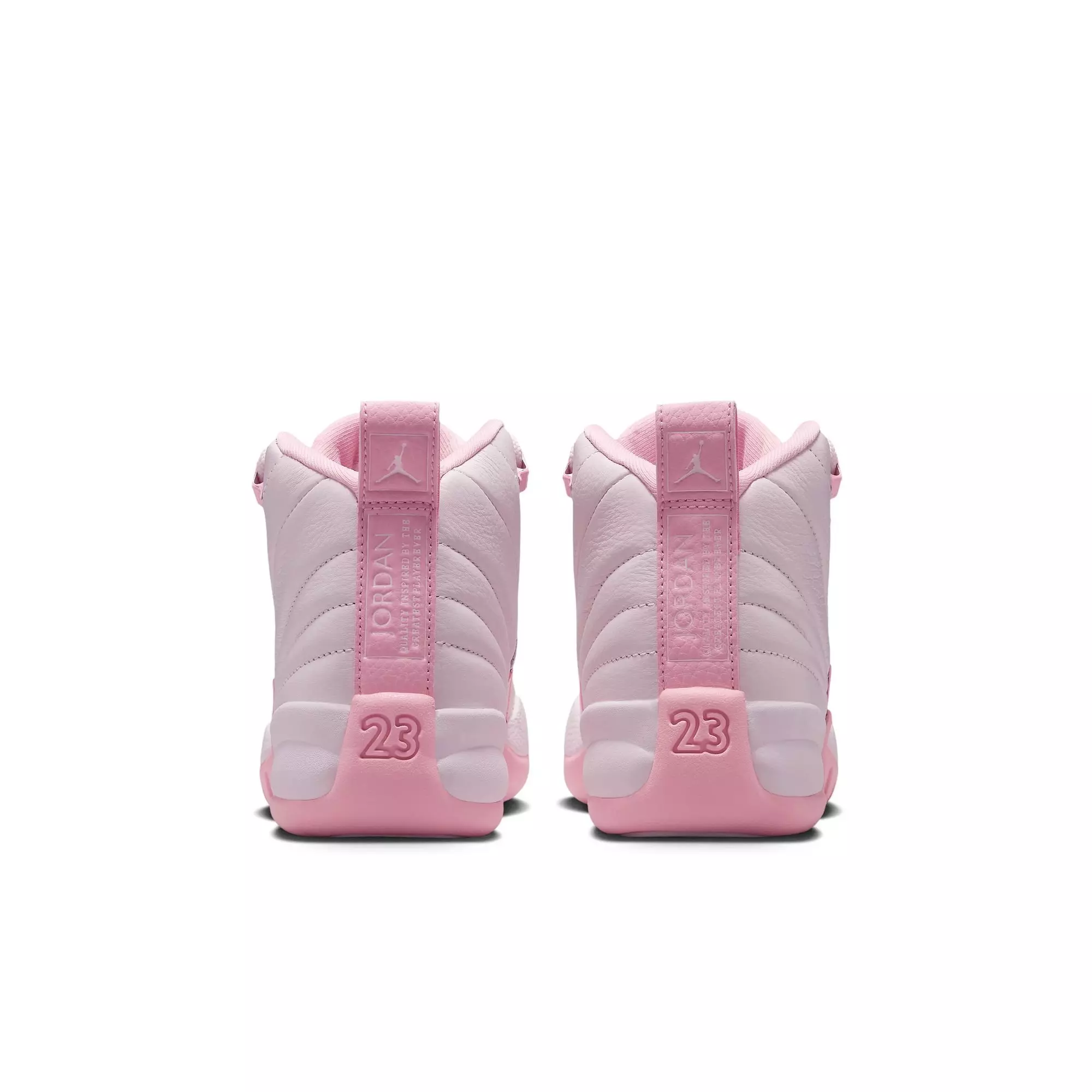 Jordan 12 Retro “Pearl Pink" Grade School Girl's Shoe - PEARL PINK/SOFT PINK