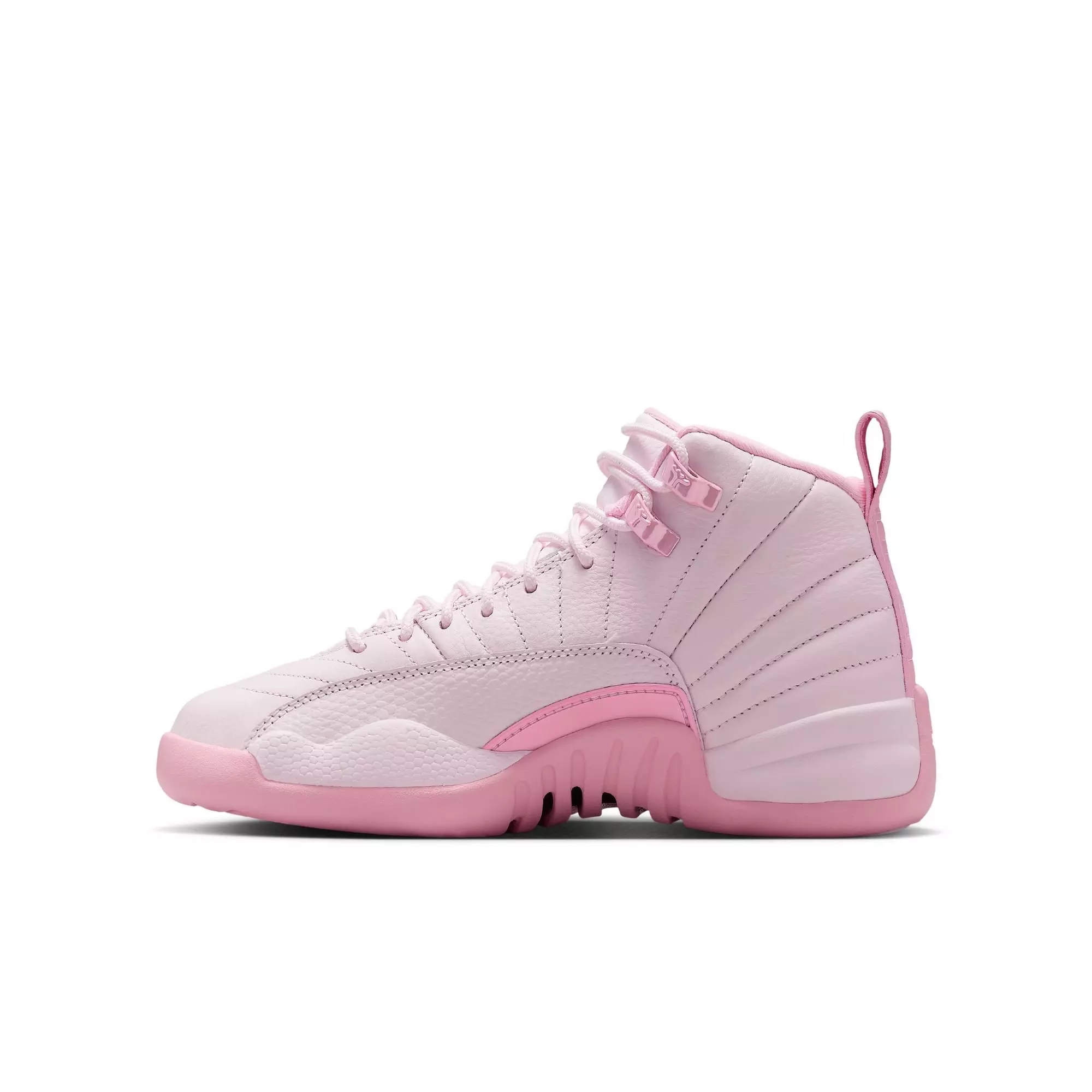 Jordan 12 Retro “Pearl Pink" Grade School Girl's Shoe - PEARL PINK/SOFT PINK
