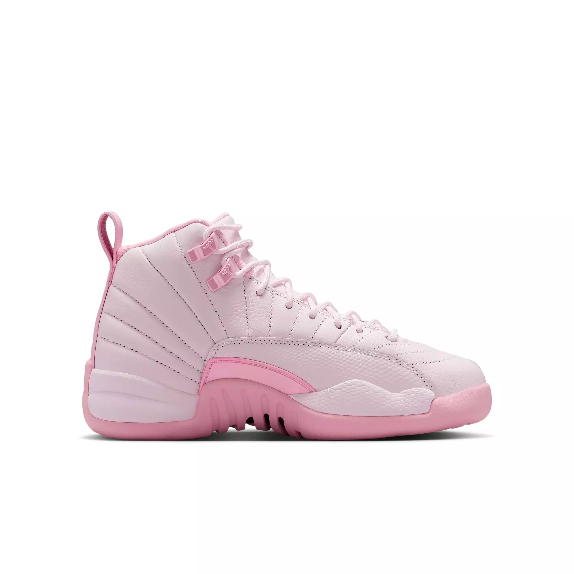 Jordan 12 Retro “Pearl Pink" Grade School Girl's Shoe - PEARL PINK/SOFT PINK