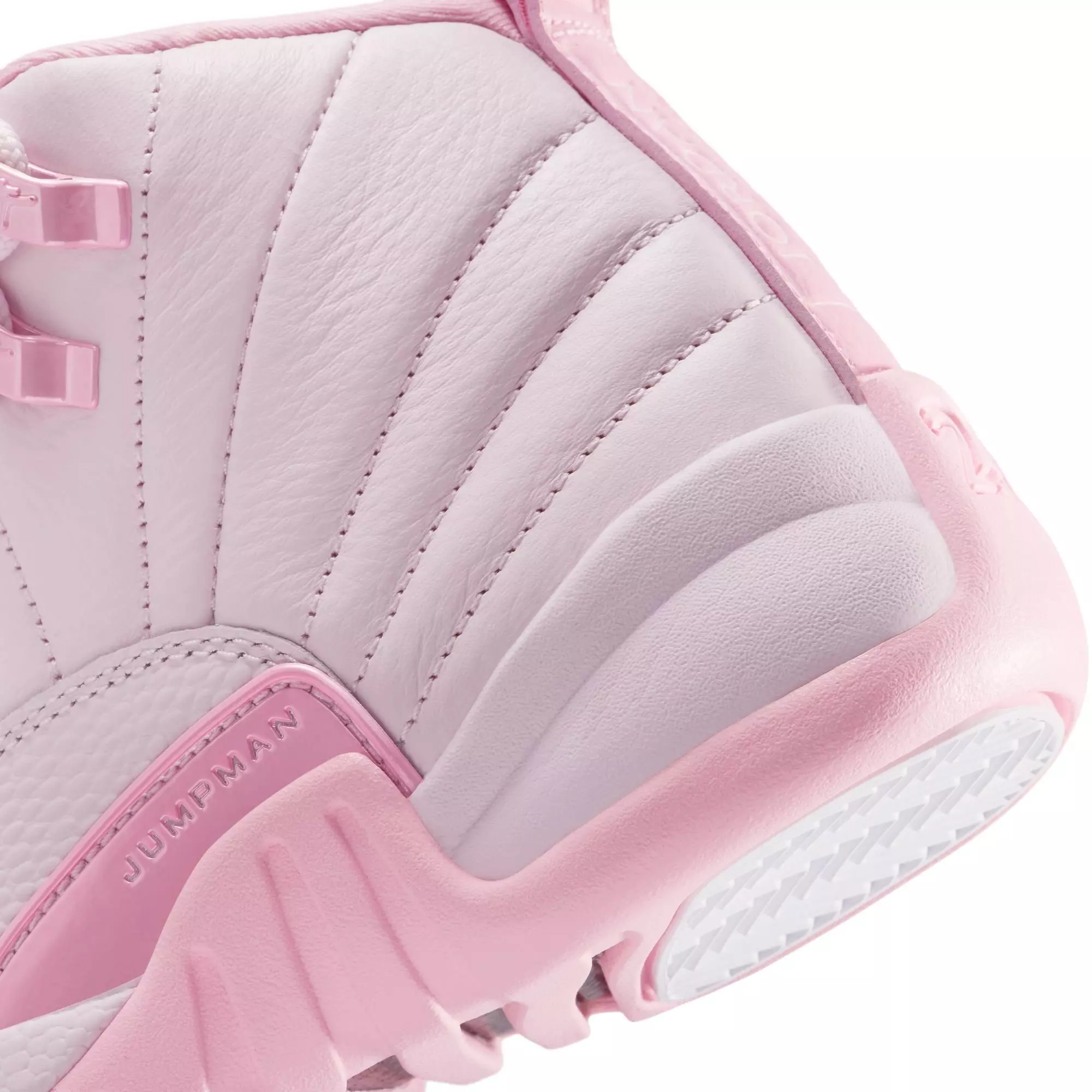 Jordan 12 Retro “Pearl Pink" Grade School Girl's Shoe - PEARL PINK/SOFT PINK
