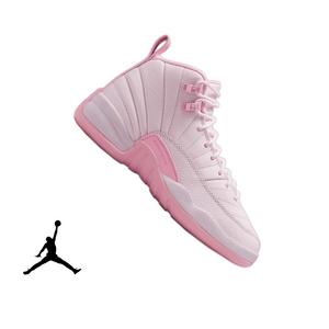 Jordan 12 Retro “Pearl Pink" Grade School Girl's Shoe