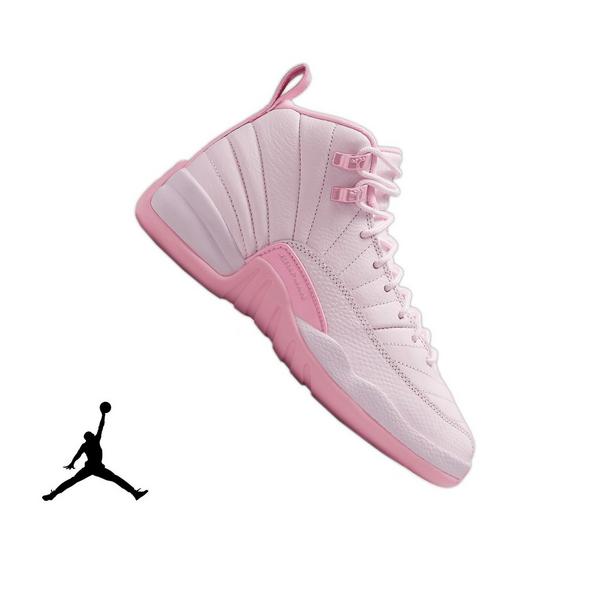 Jordan 12 Retro “Pearl Pink" Grade School Girl's Shoe