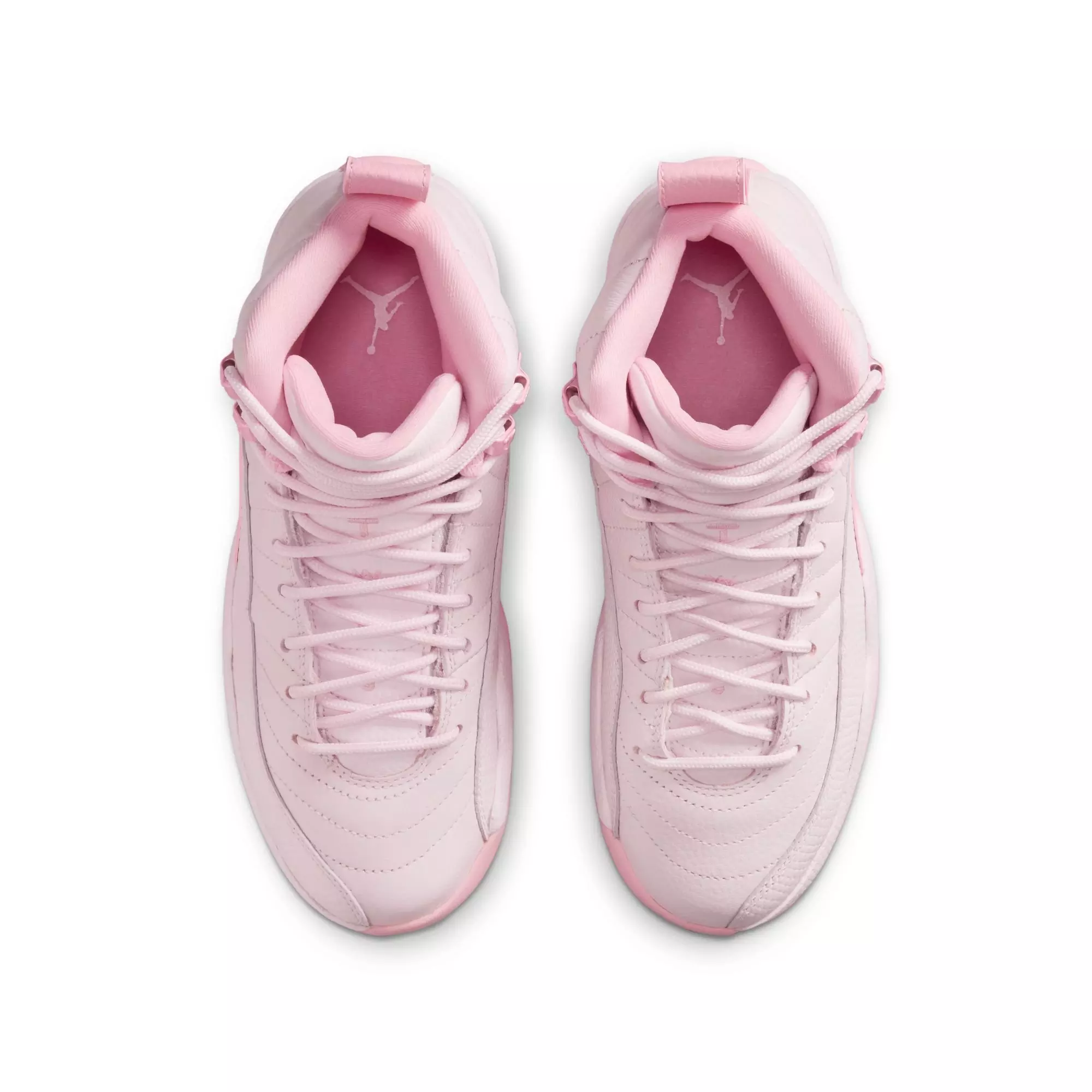 Jordan 12 Retro “Pearl Pink" Grade School Girl's Shoe - PEARL PINK/SOFT PINK