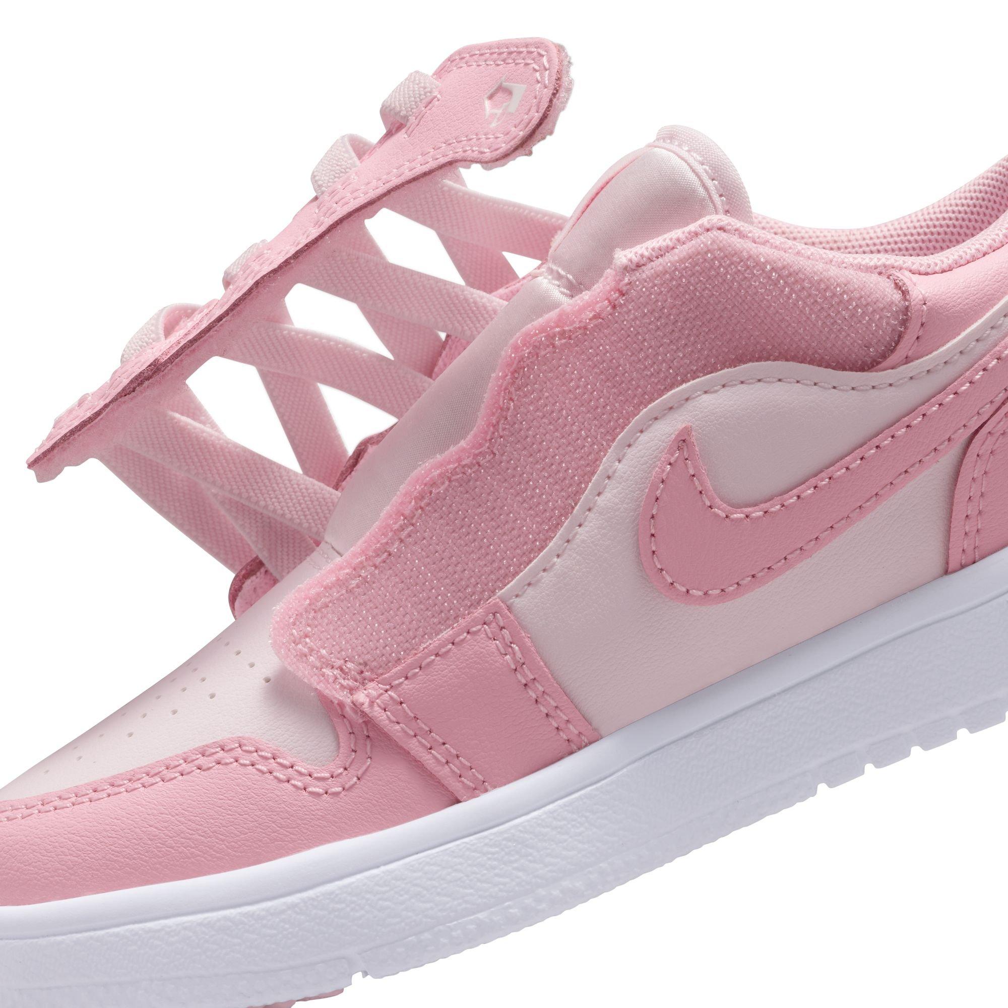 Jordan 1 Low Alt Preschool Girls' "Med Soft Pink/Pearl Pink/White" Shoe