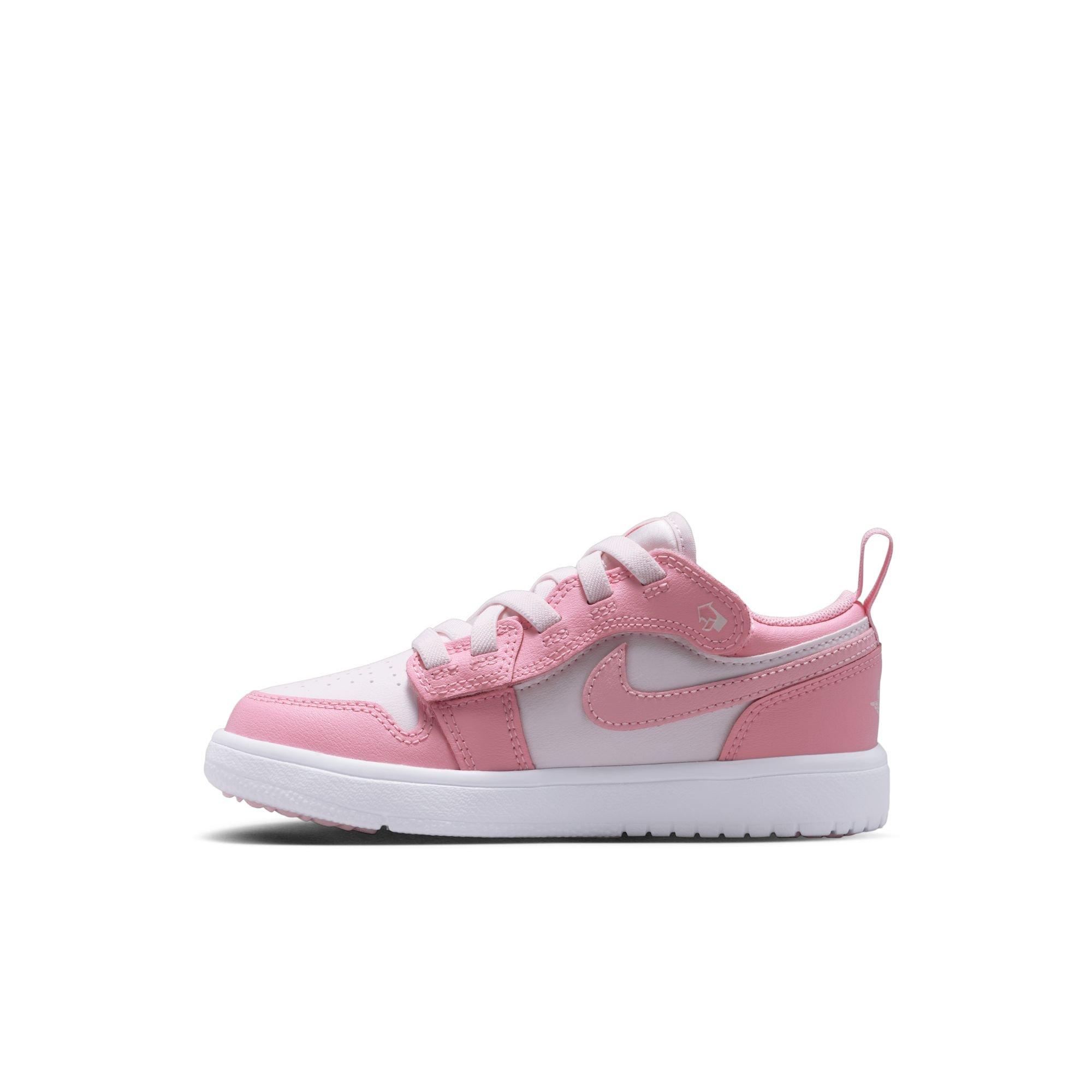 Jordan 1 Low Alt Preschool Girls' "Med Soft Pink/Pearl Pink/White" Shoe